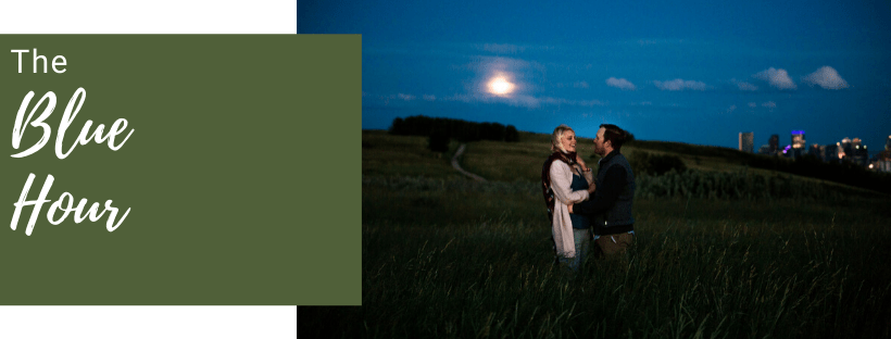 What is the blue hour and to photograph people during the blue hour