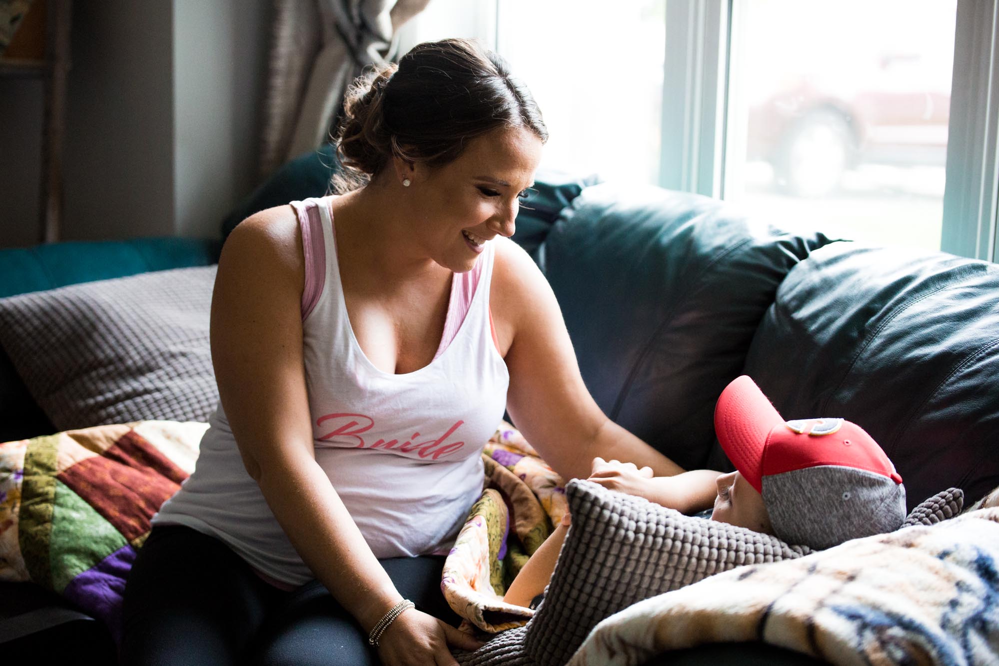 Calgary wedding photographer - wedding photography for an intimate backyard wedding