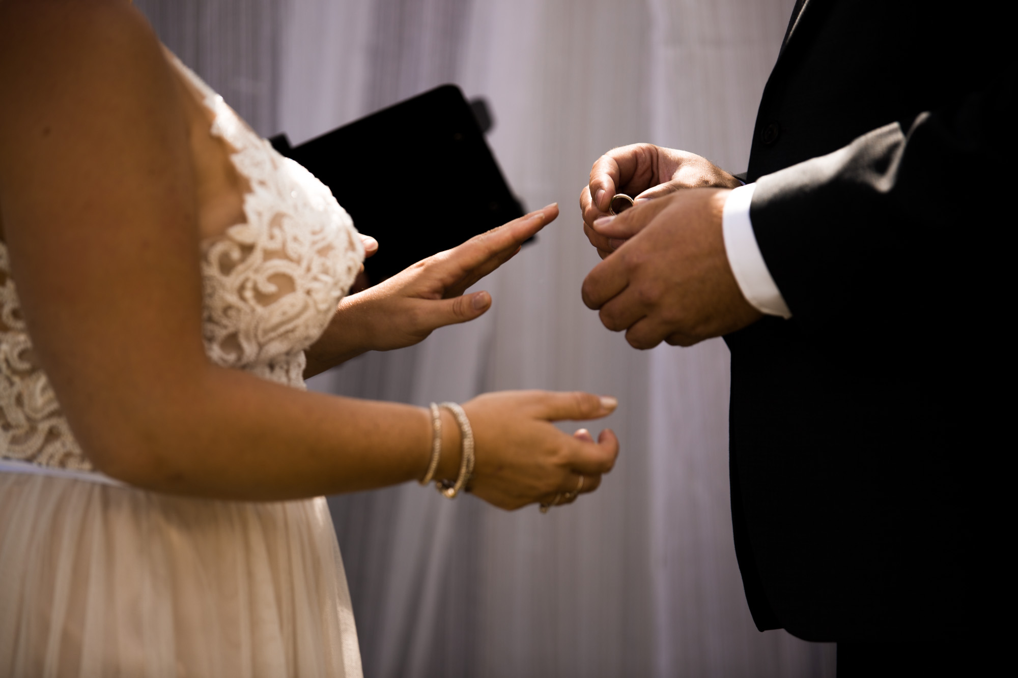 Calgary wedding photographer - wedding photography for an intimate backyard wedding