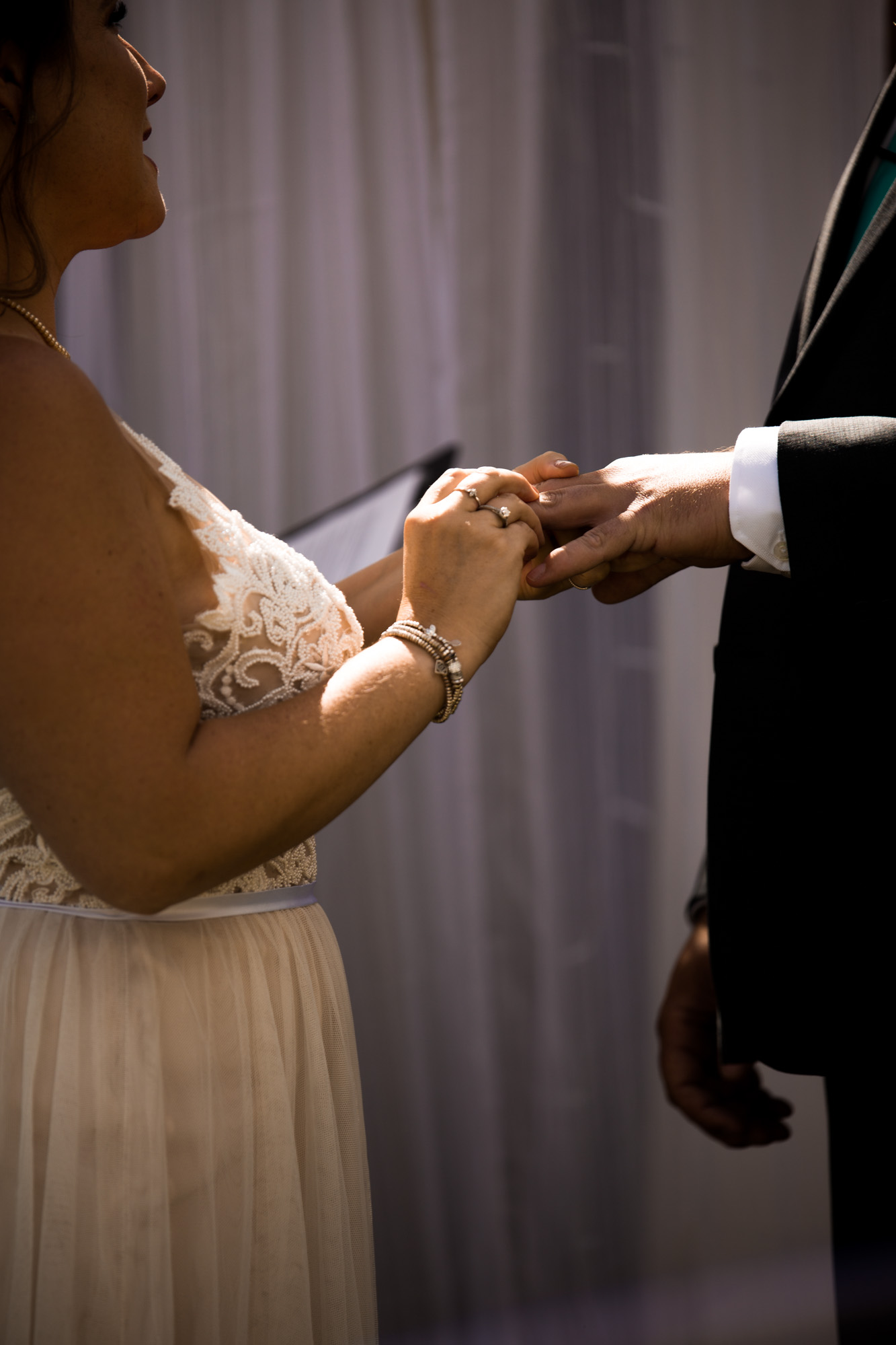 Calgary wedding photographer - wedding photography for an intimate backyard wedding