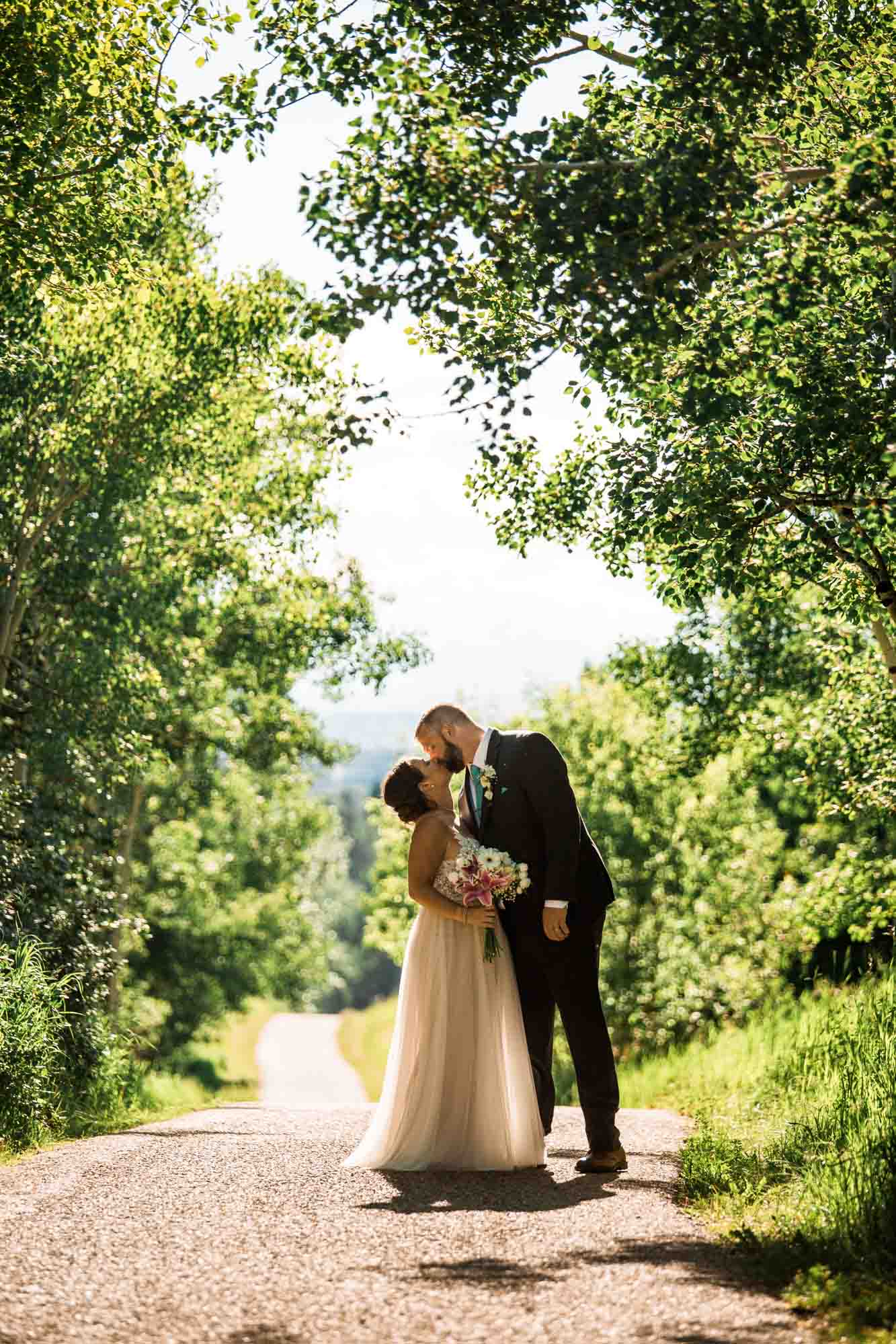Calgary wedding photographer - Nose Hill Park wedding photography