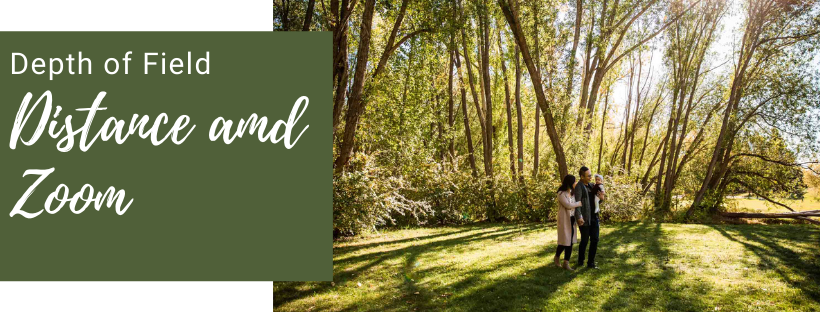 how does the distance from your subject and zoom affect the depth of field in your photos