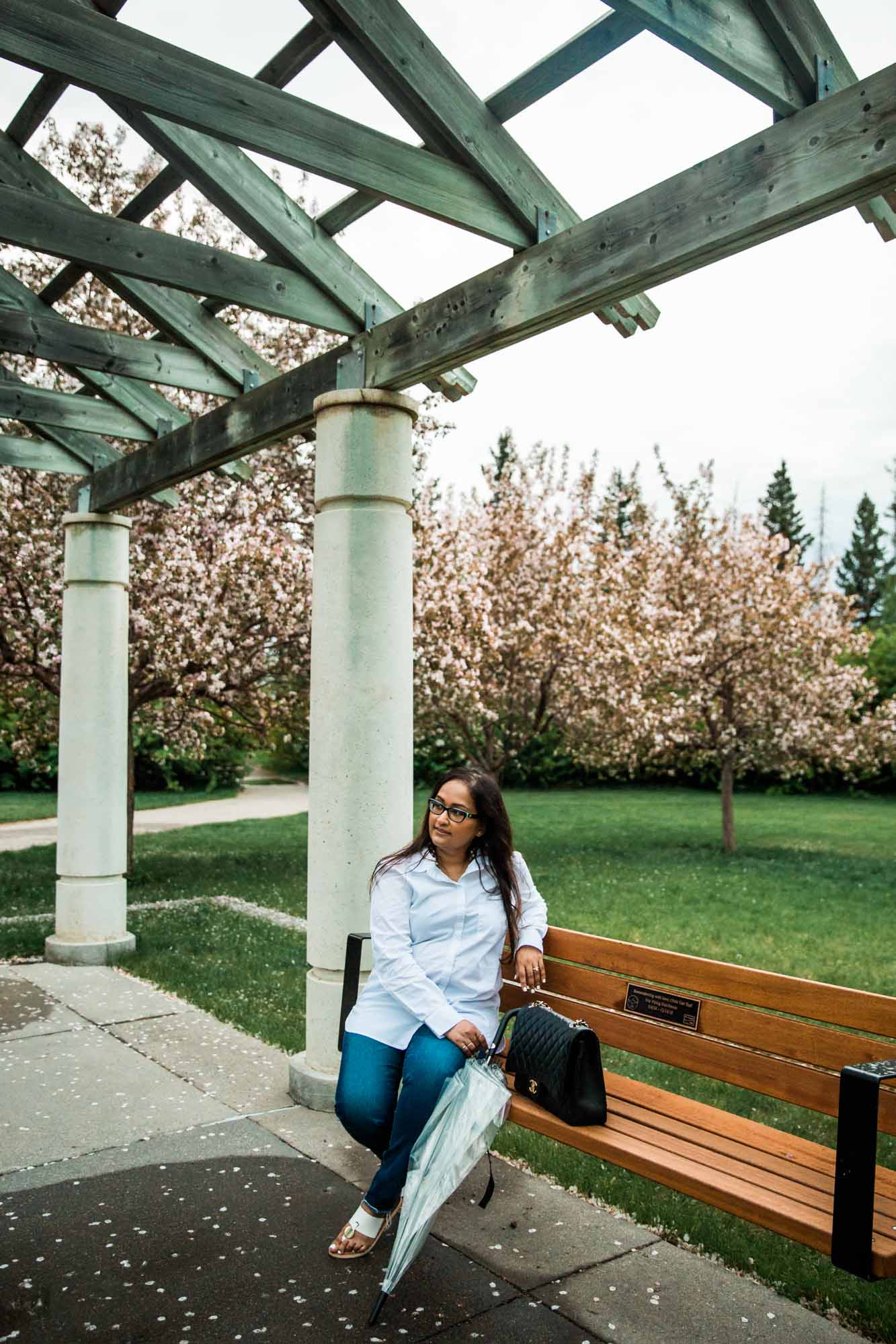 Calgary branding photographer, headshots at Baker Park
