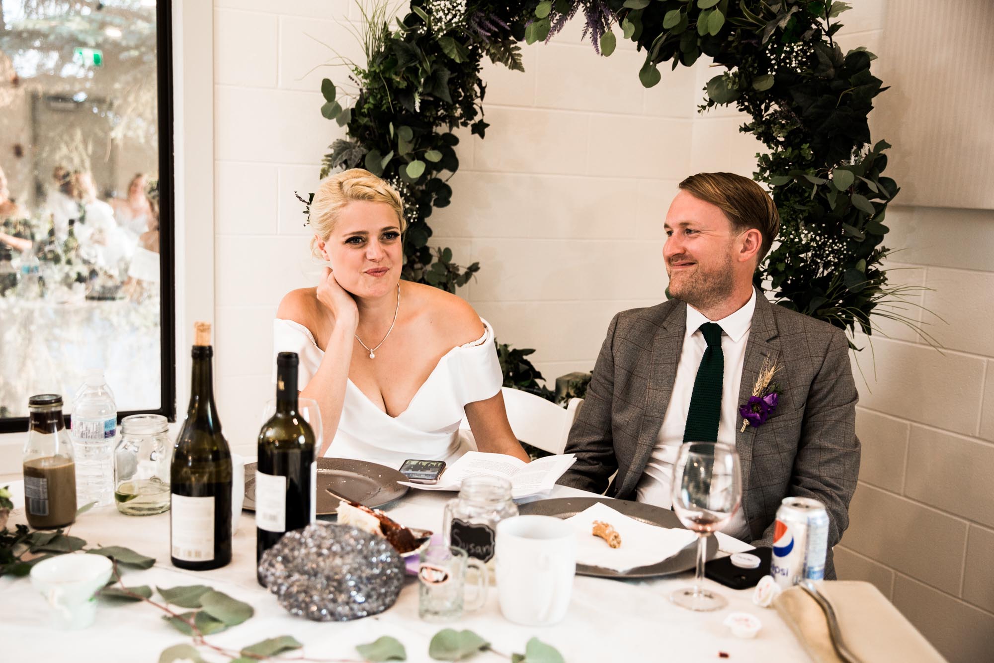 Calgary wedding photographer, the reception