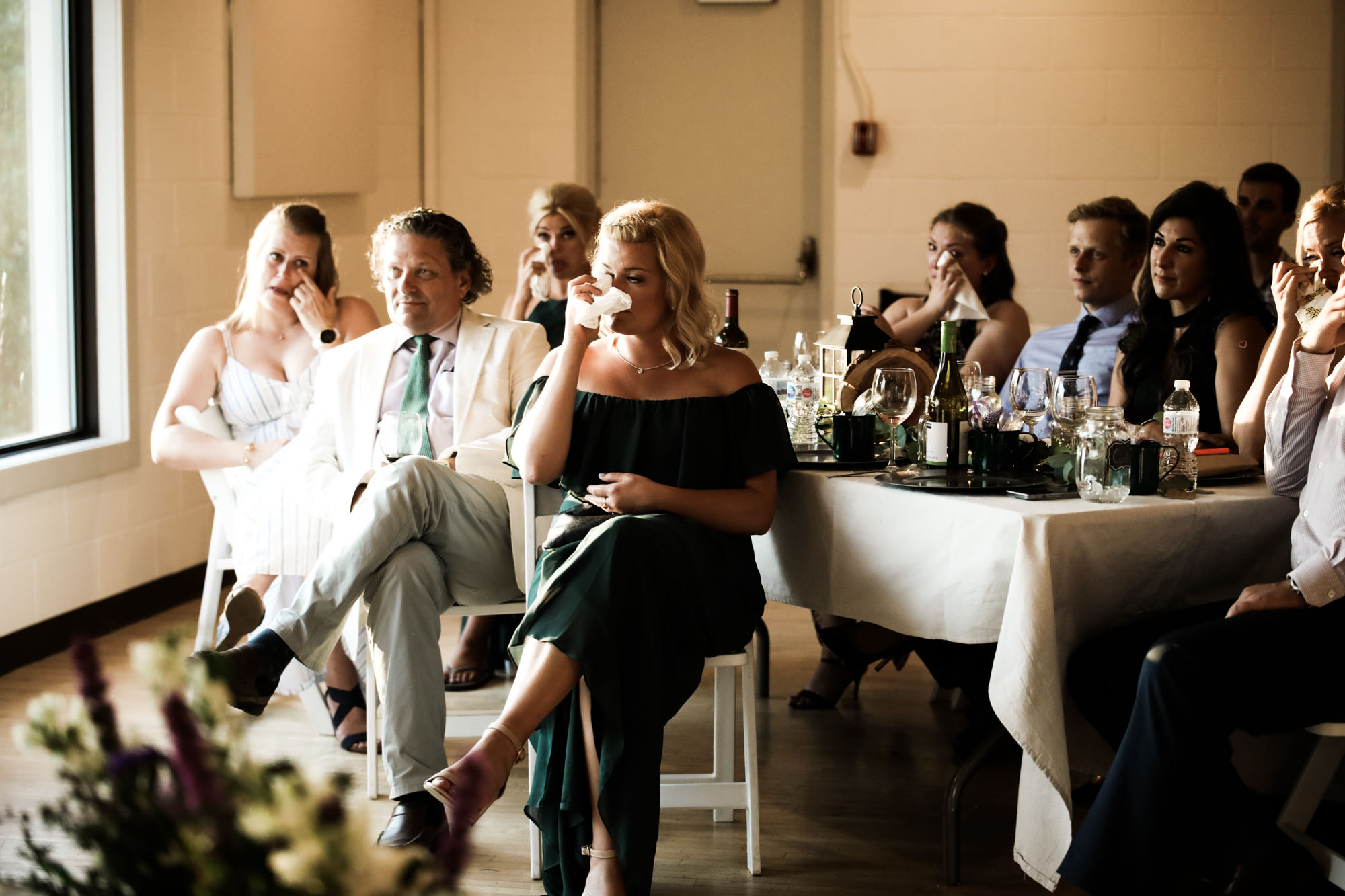 Calgary wedding photographer, the reception