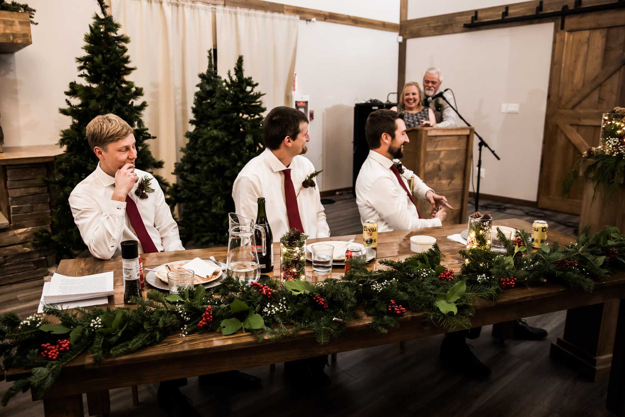 Alberta wedding photographer, wedding at the MVE The Heritage Centre in Cremona, bride and groom during their winter barn wedding