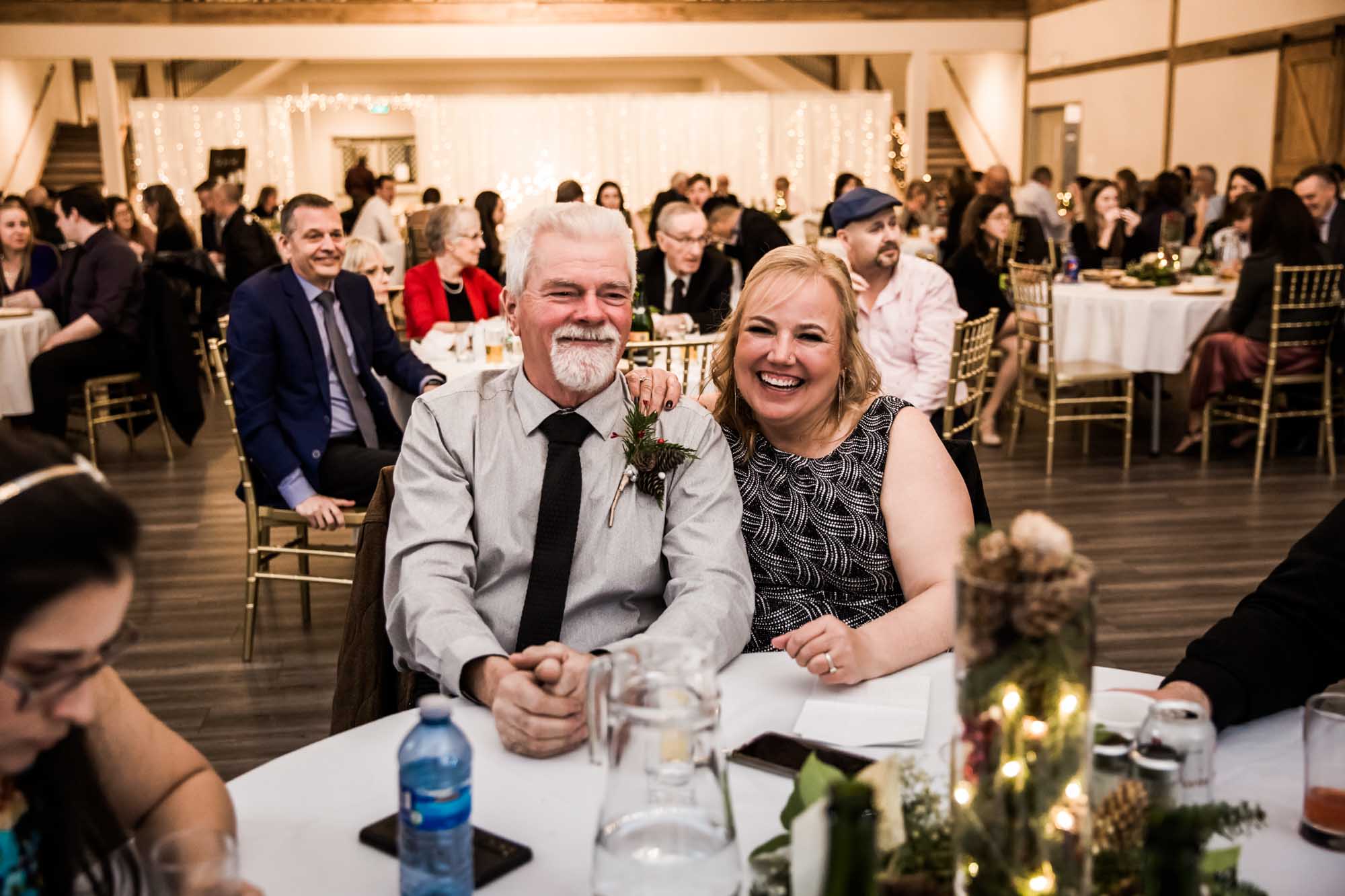 Alberta wedding photographer, wedding at the MVE The Heritage Centre in Cremona, bride and groom during their winter barn wedding