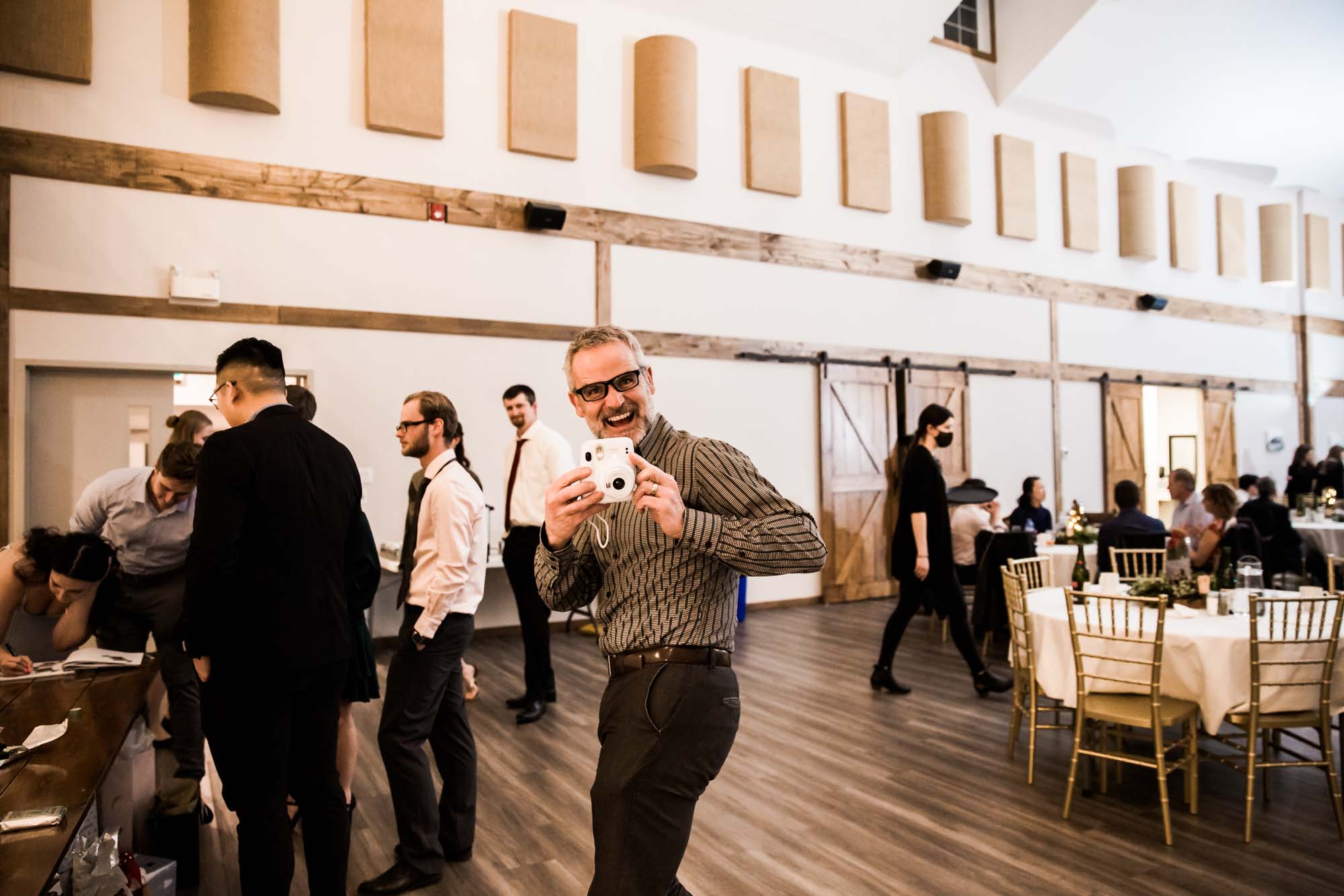 Alberta wedding photographer, wedding at the MVE The Heritage Centre in Cremona, bride and groom during their winter barn wedding