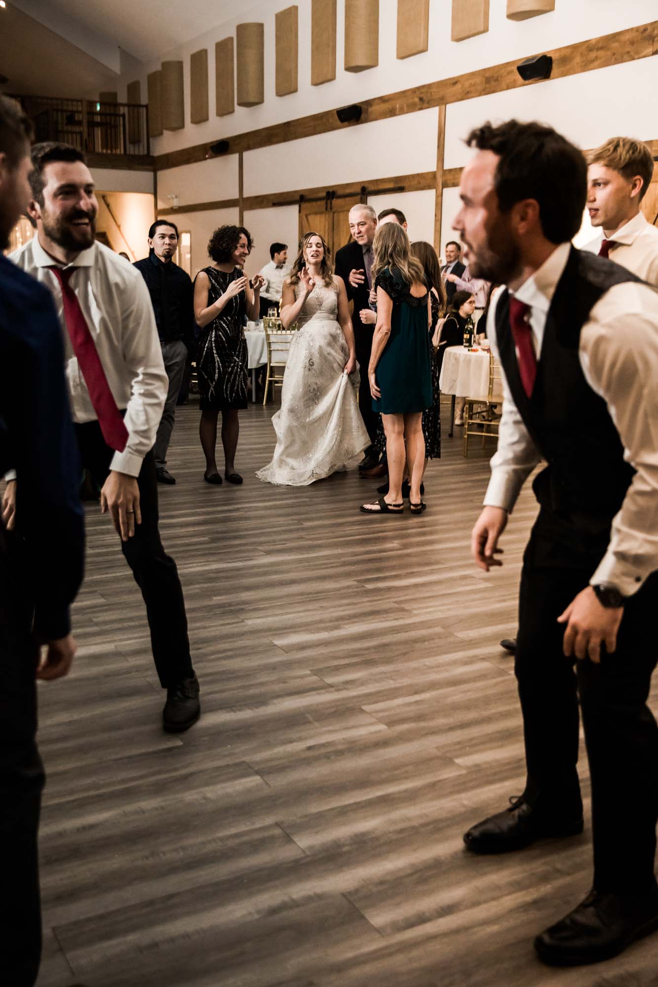 Alberta wedding photographer, wedding at the MVE The Heritage Centre in Cremona, bride and groom during their winter barn wedding