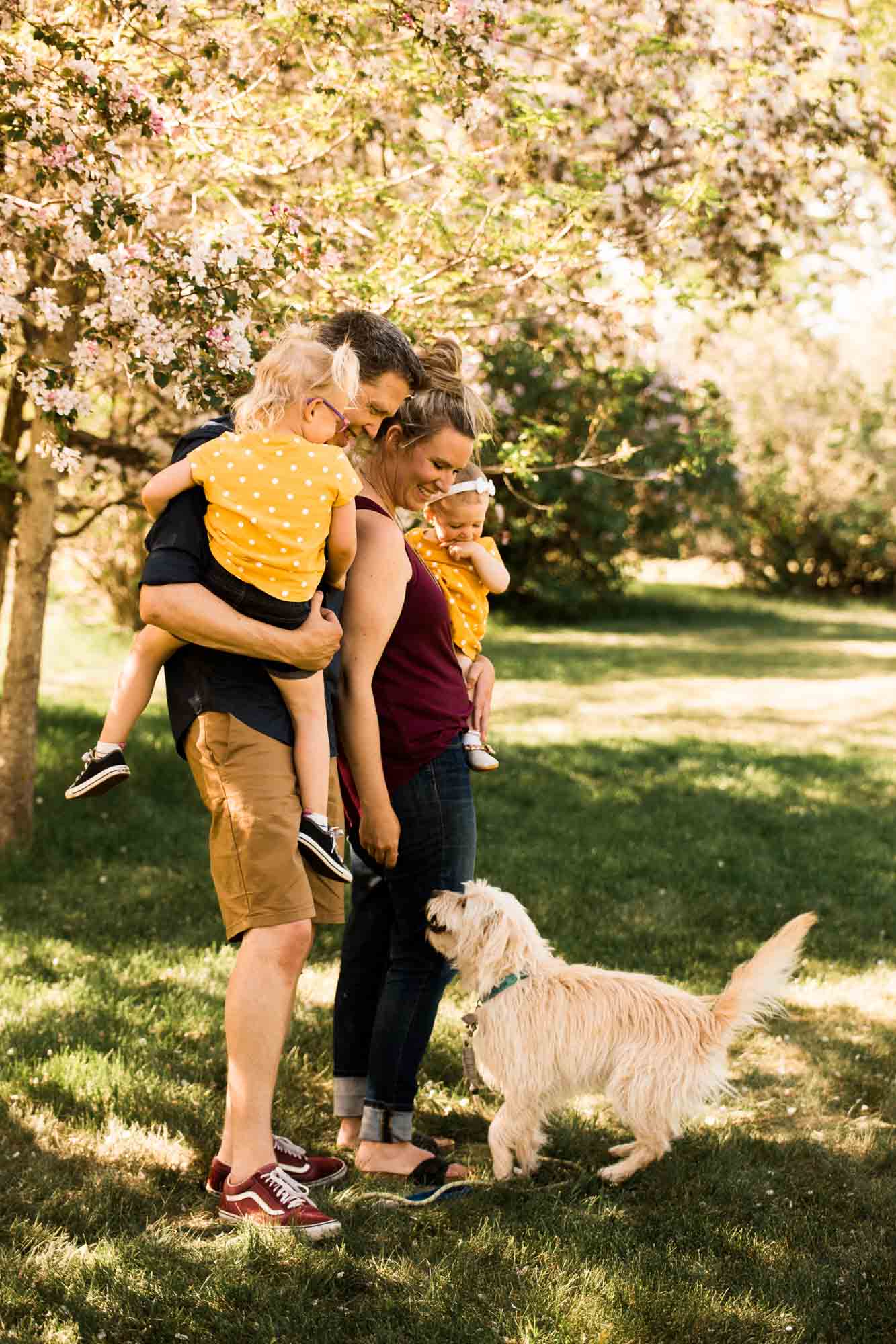 Bringing your dog to your photo session or photoshoot for family, newborn and more