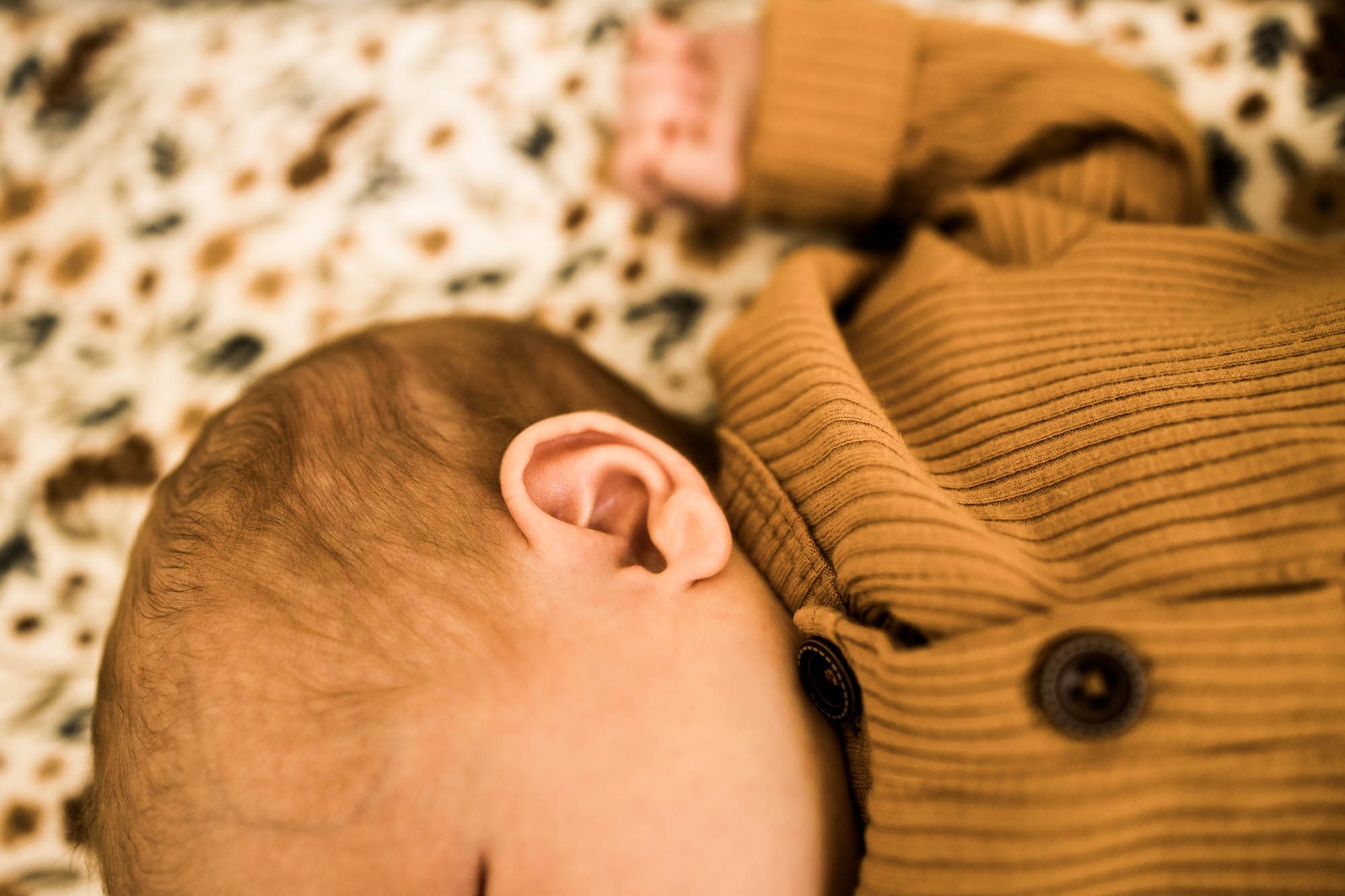 Calgary family photographer, in-home lifestyle newborn photography, baby with mom and dad