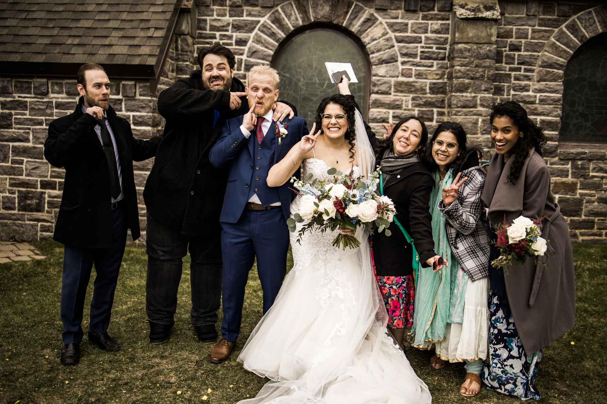 Banff wedding photographer, a couple on their wedding day at the Rimrock, St Mary's Parish in Banff National Park
