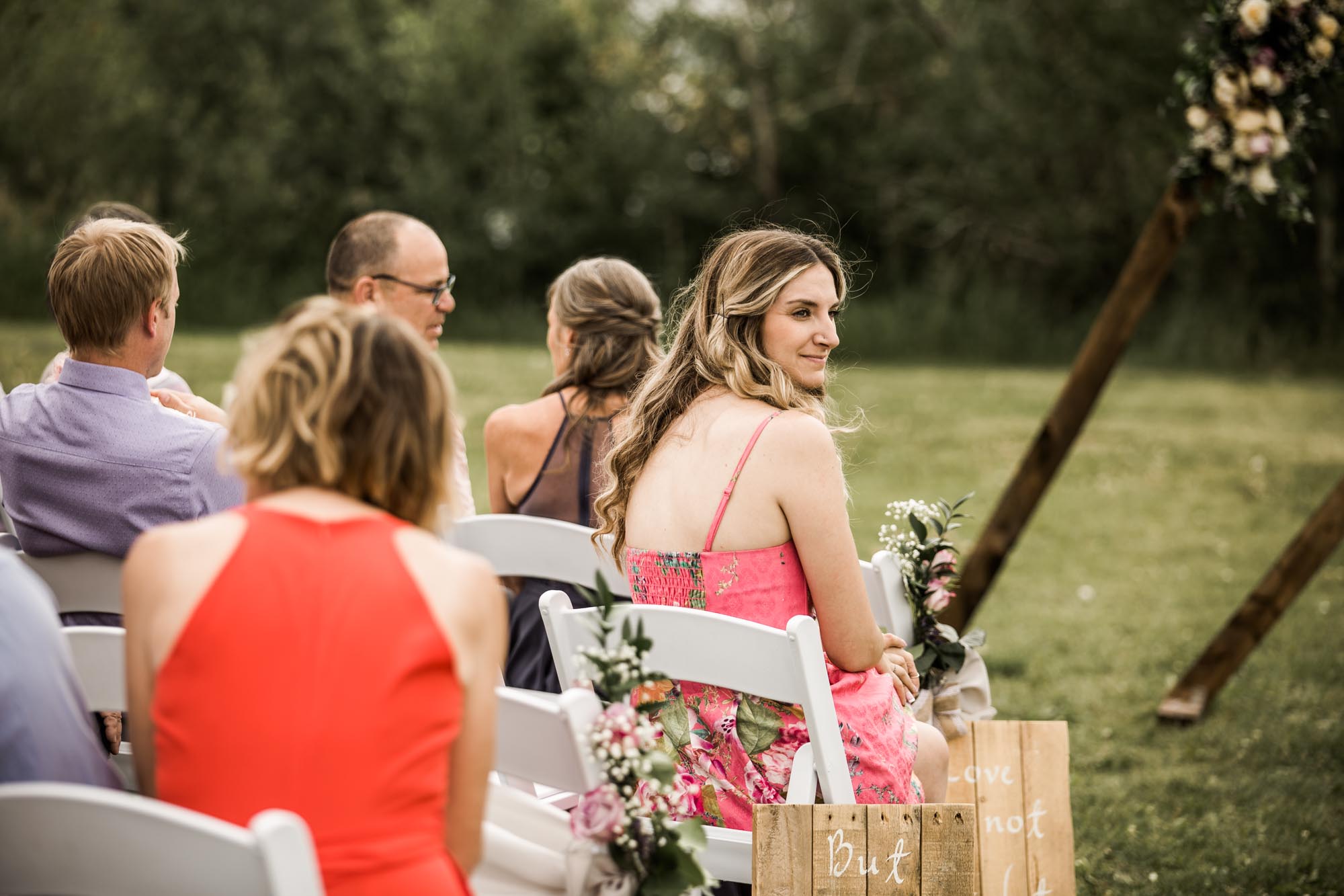 Calgary and Kananaskis Country wedding photographer, wedding ceremony and reception at Crestmont community hall in Calgary