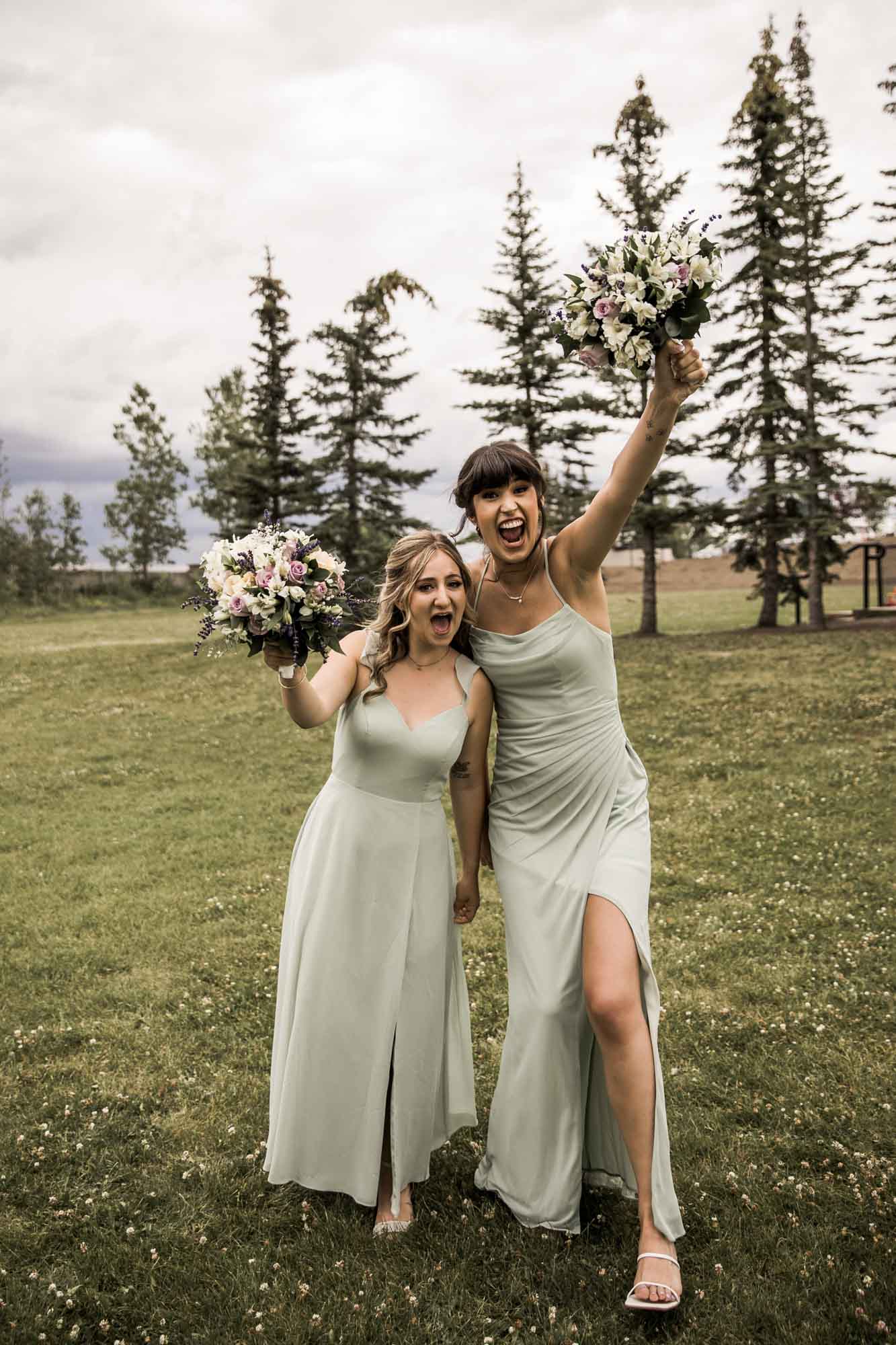 Calgary and Kananaskis Country wedding photographer, wedding ceremony and reception at Crestmont community hall in Calgary