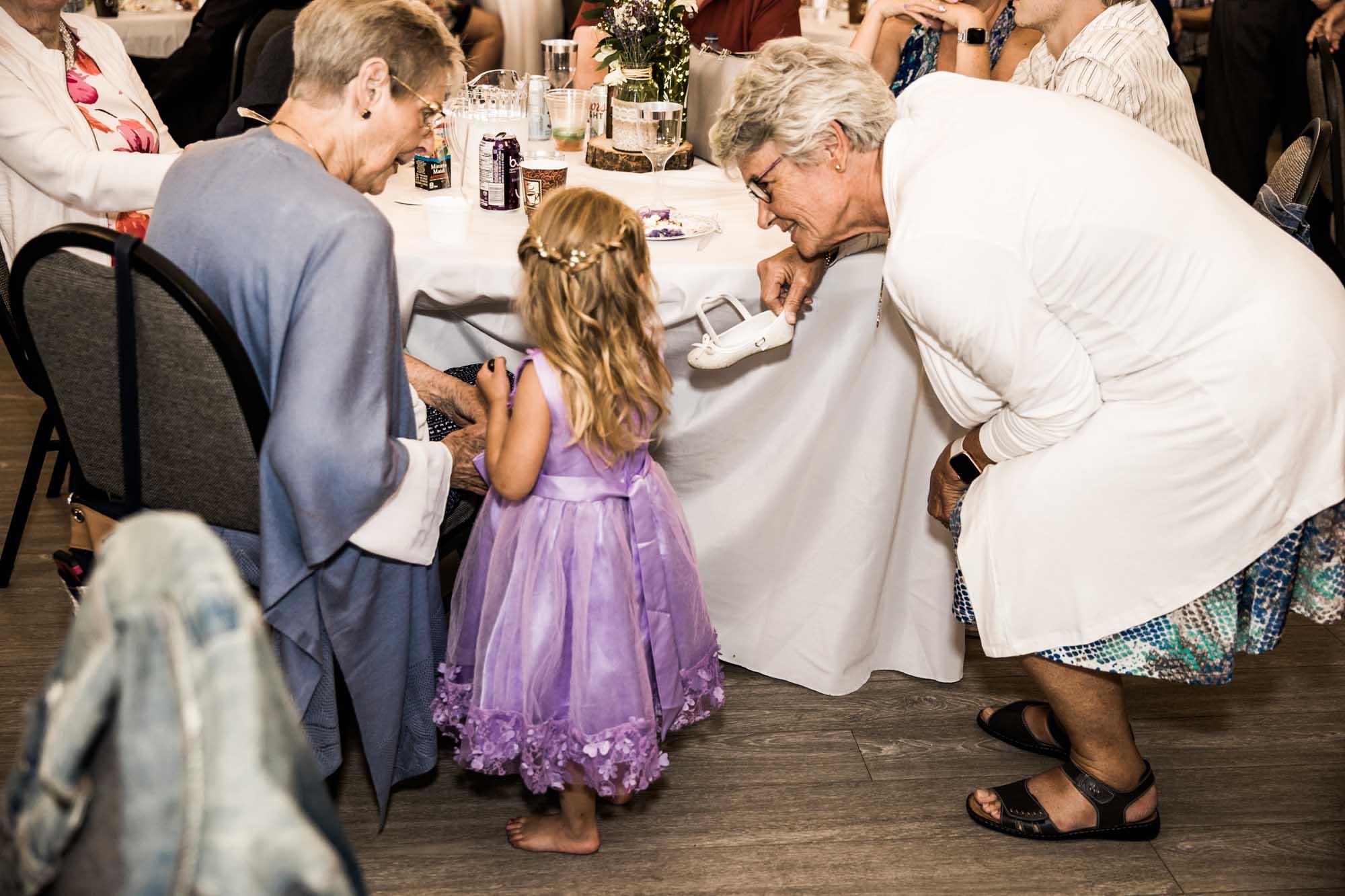 Calgary and Kananaskis Country wedding photographer, wedding ceremony and reception at Crestmont community hall in Calgary