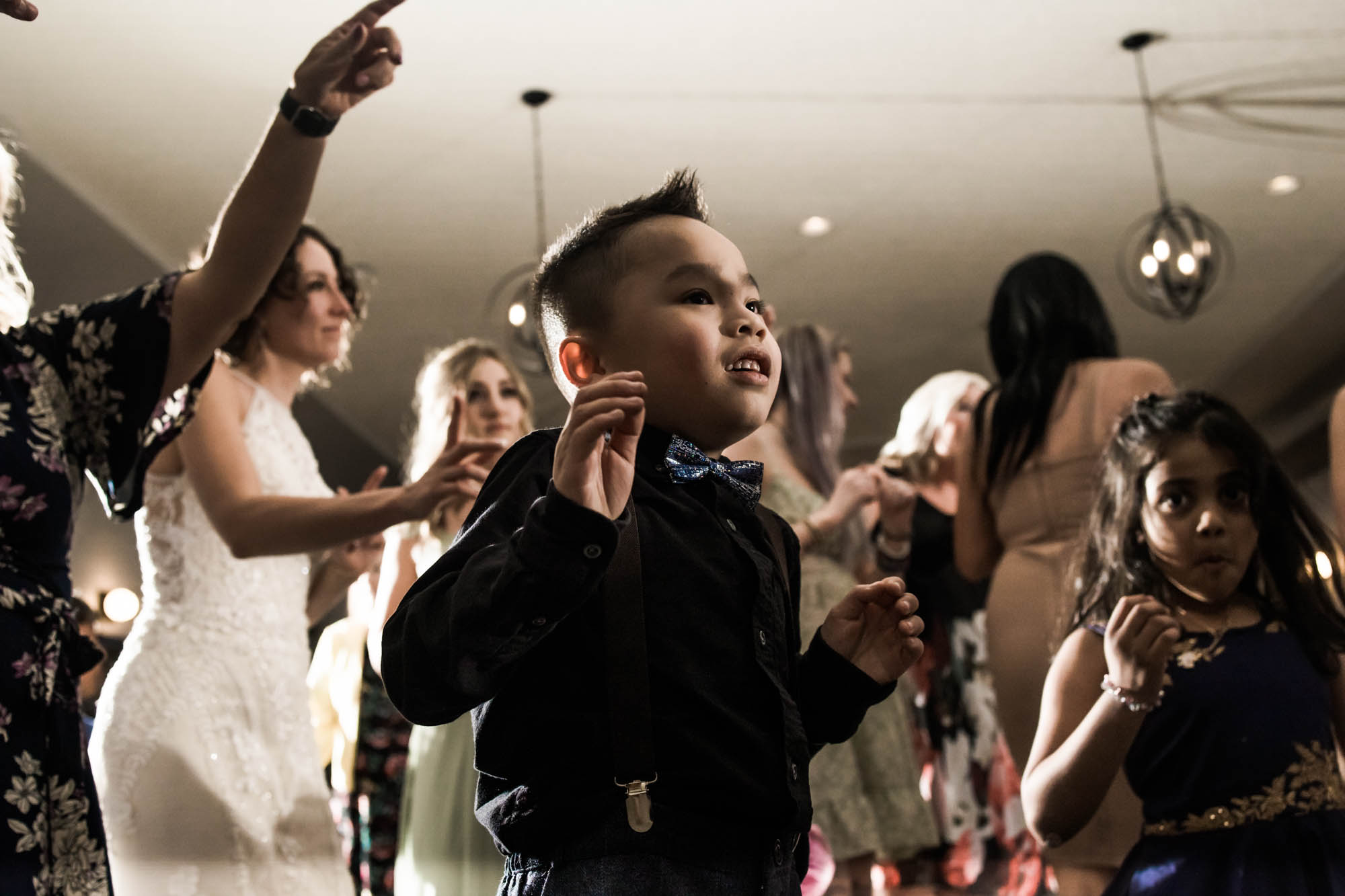 Calgary and Kananaskis Country wedding photographer, wedding ceremony and reception at Crestmont community hall in Calgary