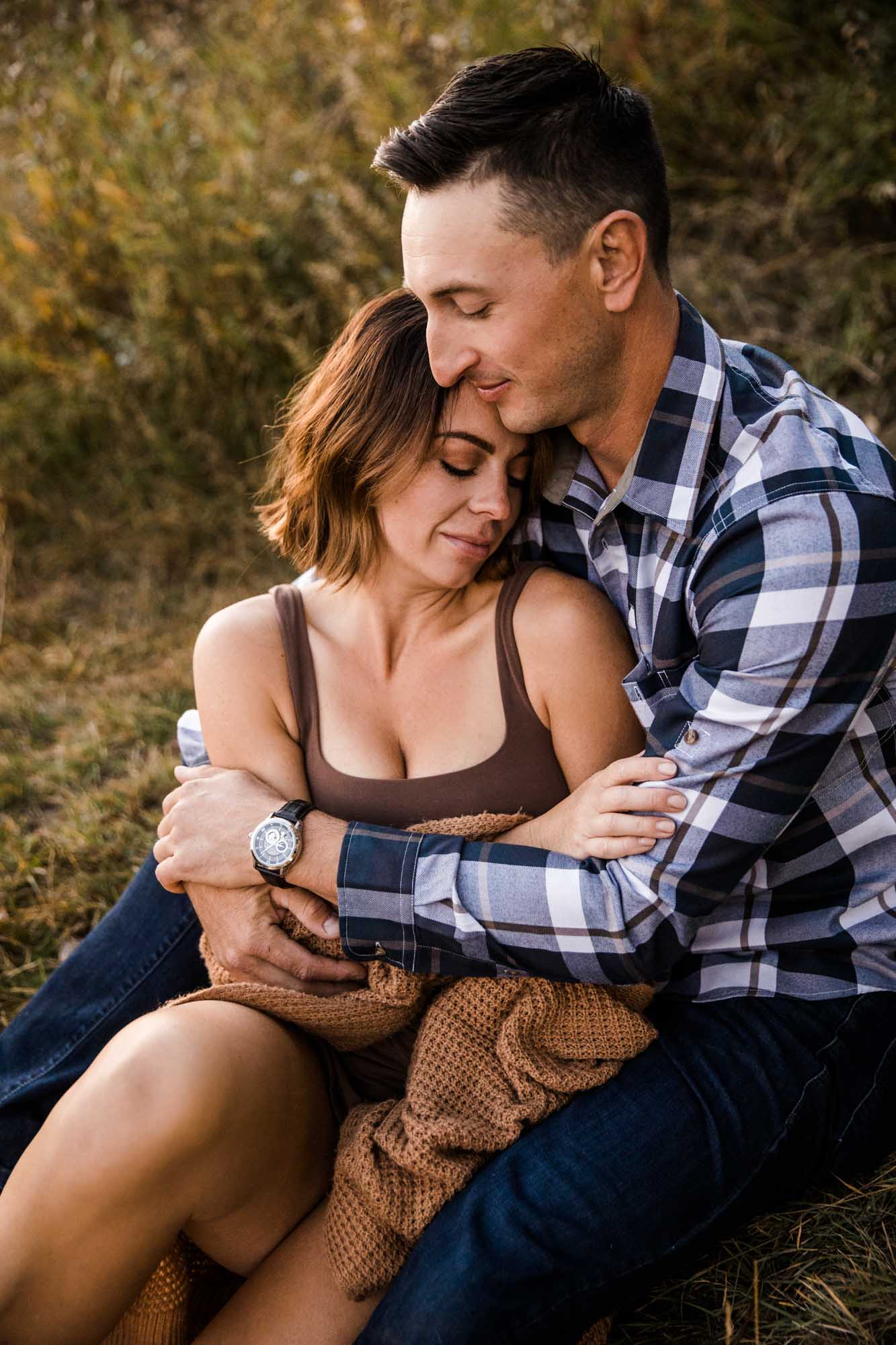 Posing prompts for couples, engagement, wedding photography, couple being posed by photographer during engagement or wedding photos