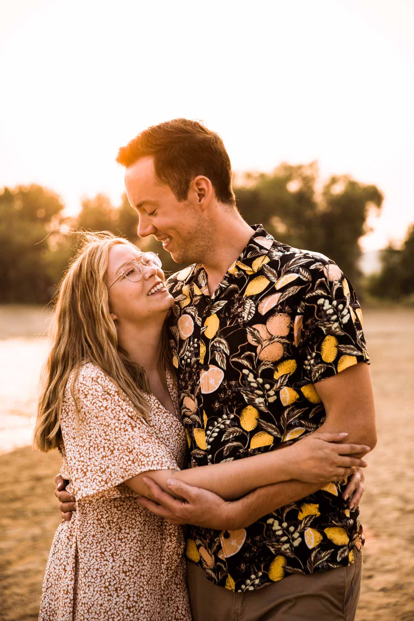 Posing prompts for couples, engagement, wedding photography, couple being posed by photographer during engagement or wedding photos