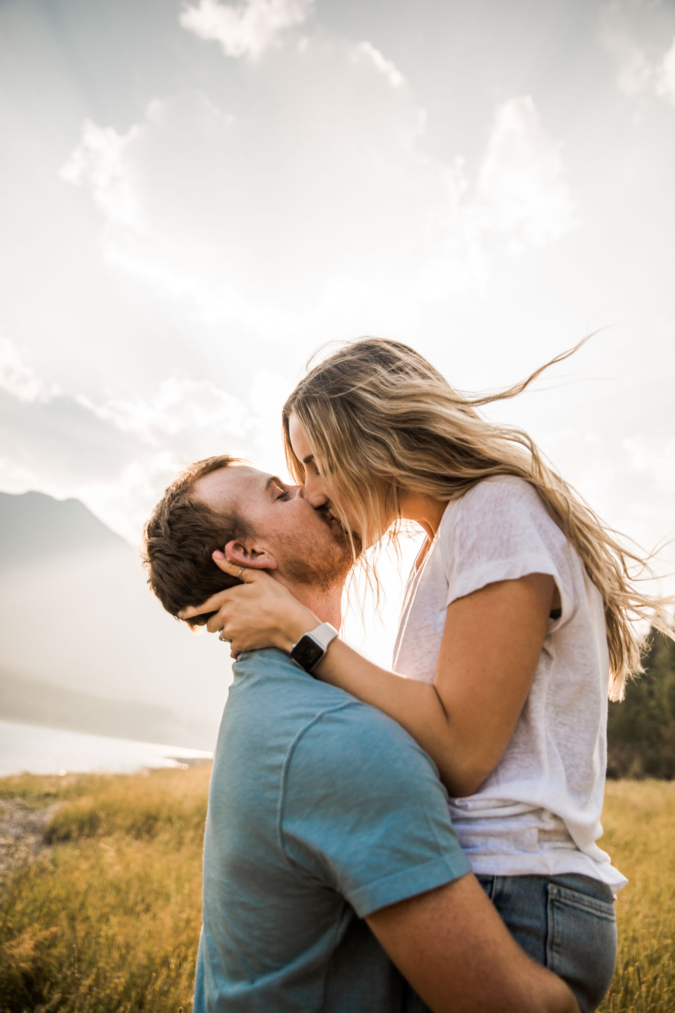 Posing prompts for couples, engagement, wedding photography, couple being posed by photographer during engagement or wedding photos