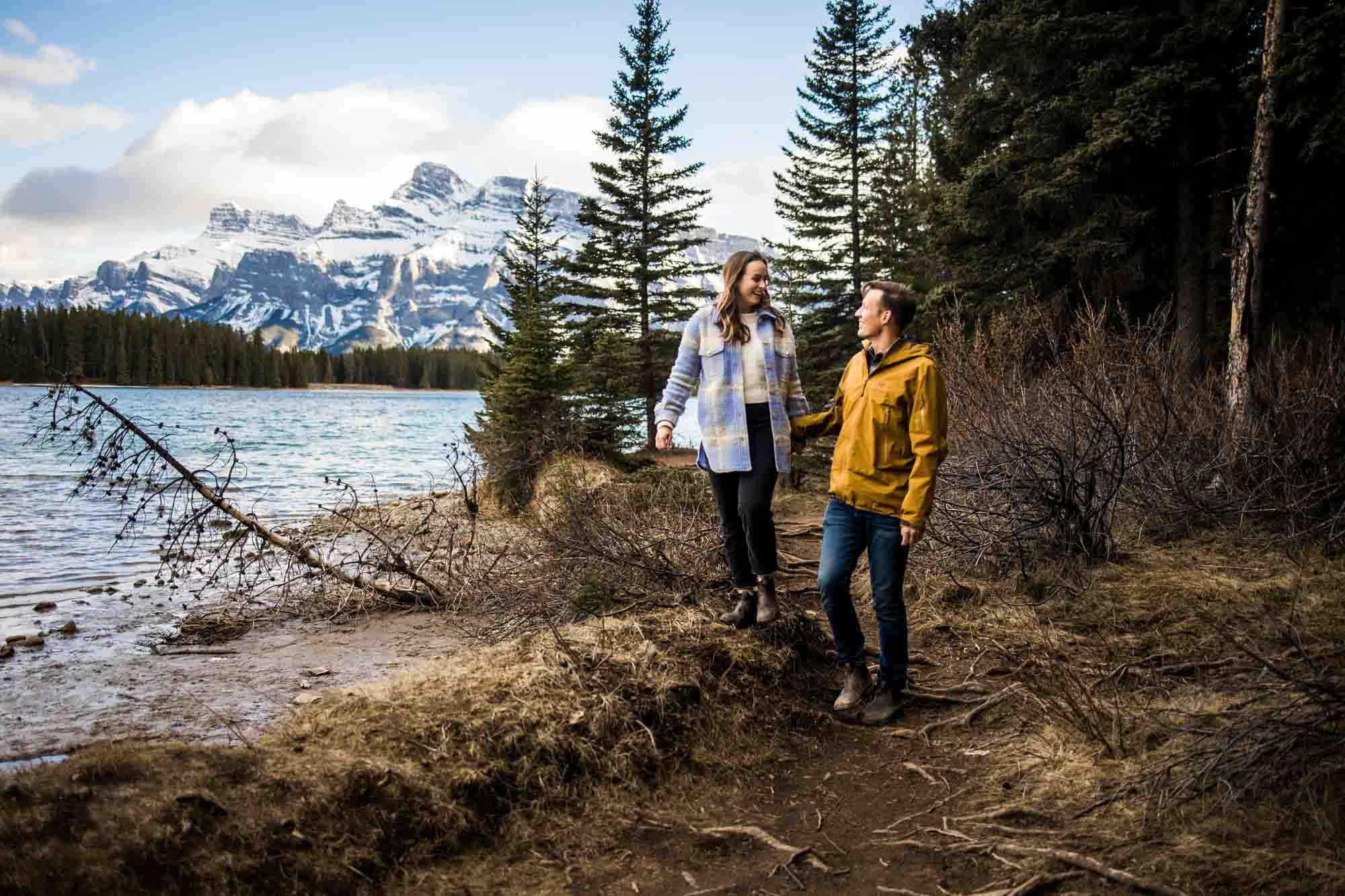 Posing prompts for couples, engagement, wedding photography, couple being posed by photographer during engagement or wedding photos