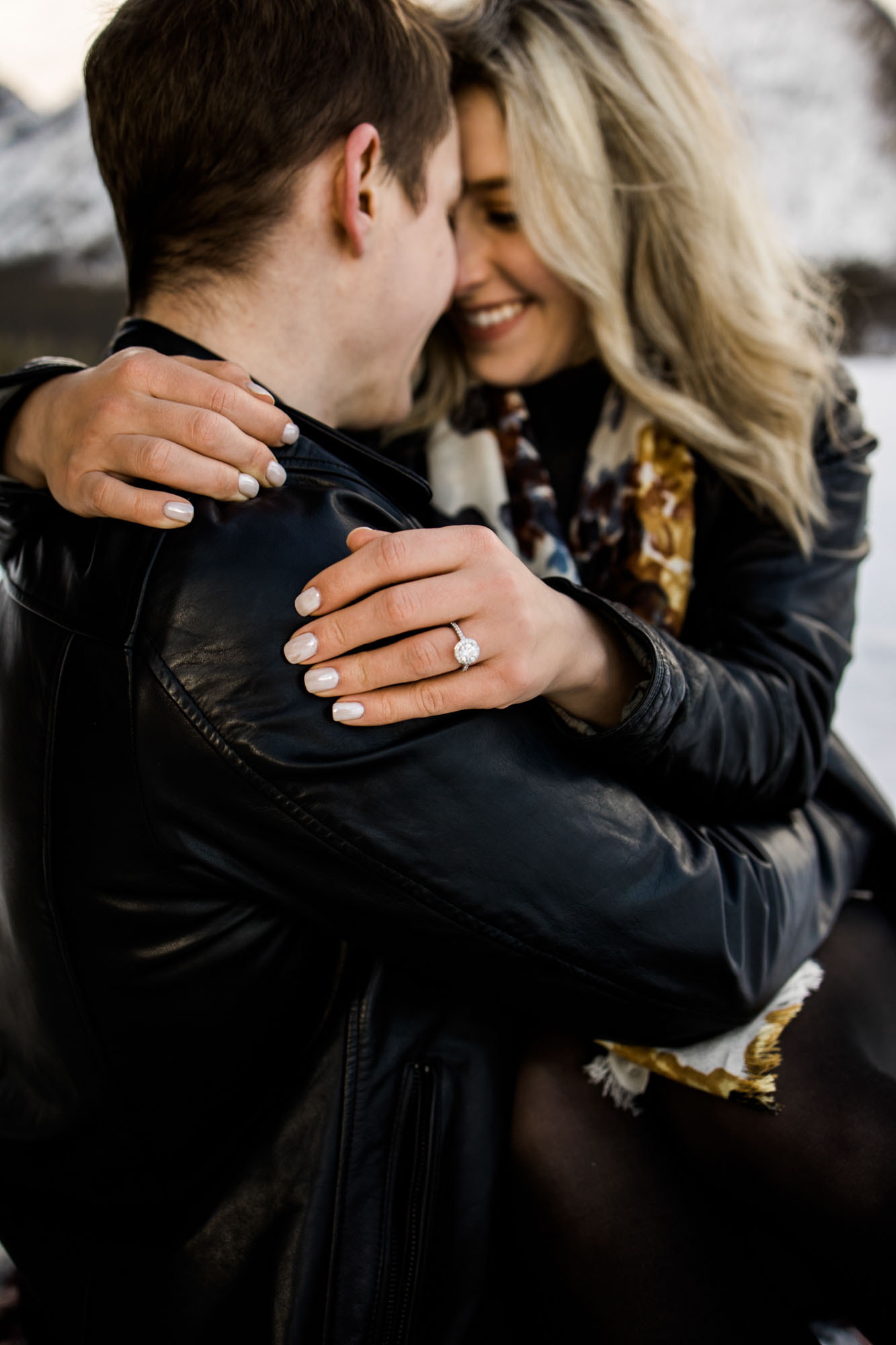 Posing prompts for couples, engagement, wedding photography, couple being posed by photographer during engagement or wedding photos