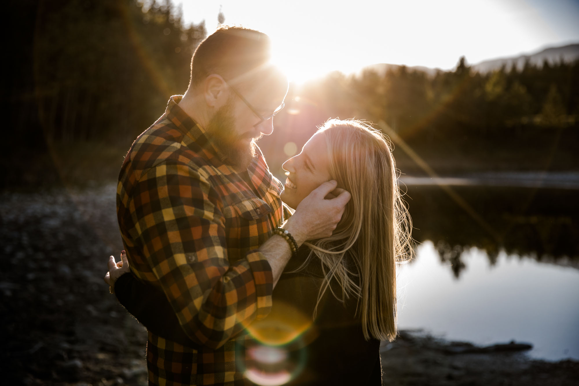 Posing prompts for couples, engagement, wedding photography, couple being posed by photographer during engagement or wedding photos
