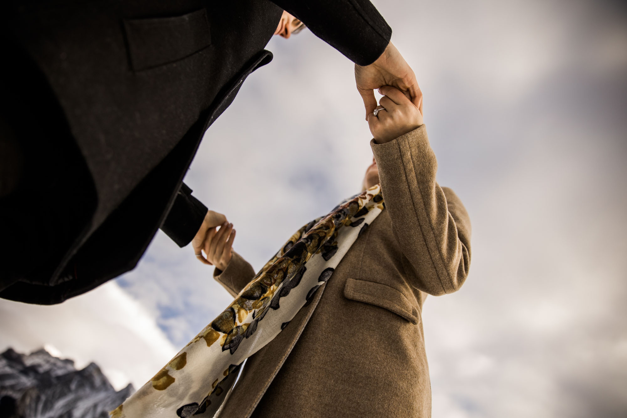 Posing prompts for couples, engagement, wedding photography, couple being posed by photographer during engagement or wedding photos