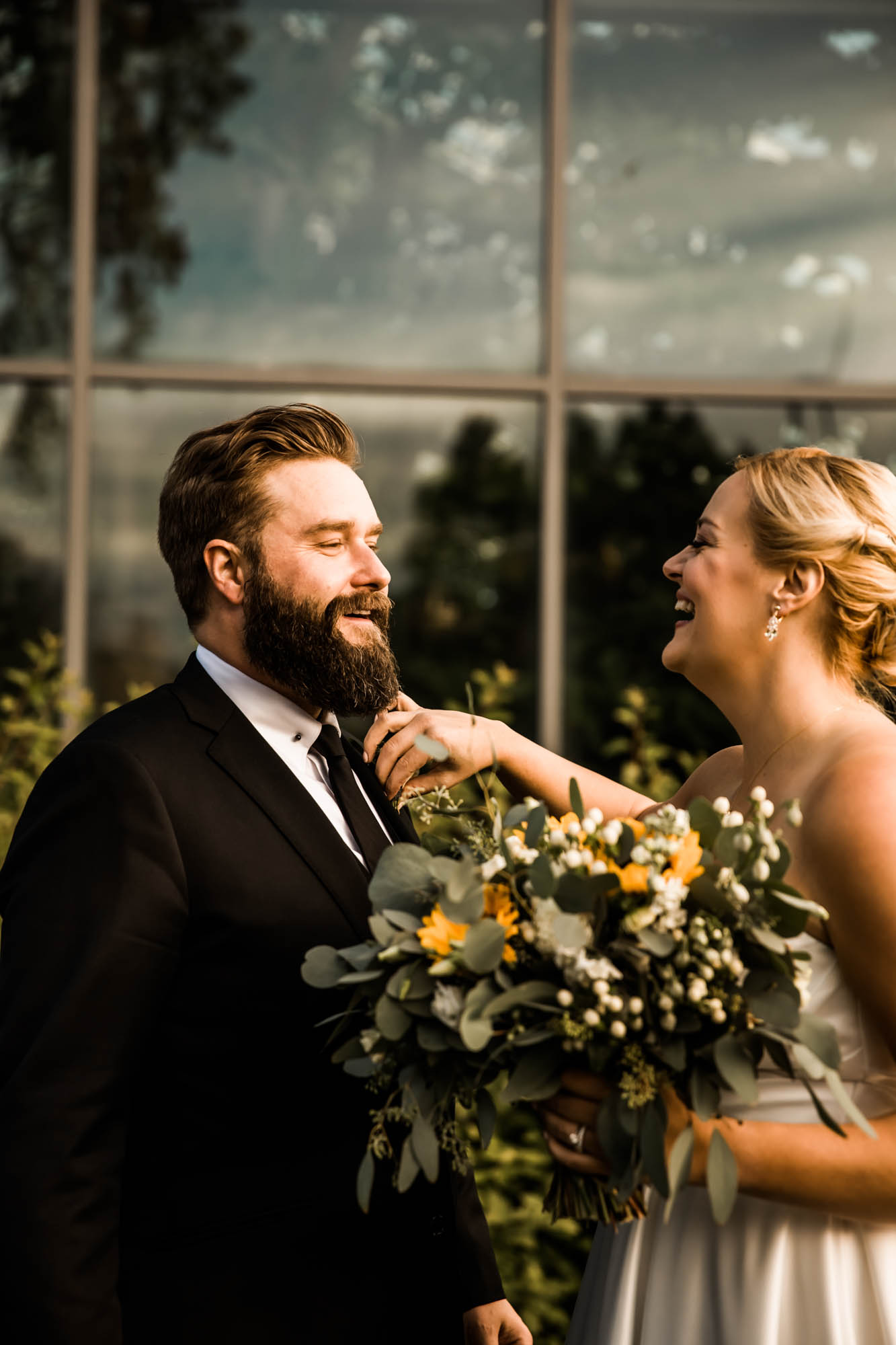 Posing prompts for couples, engagement, wedding photography, couple being posed by photographer during engagement or wedding photos