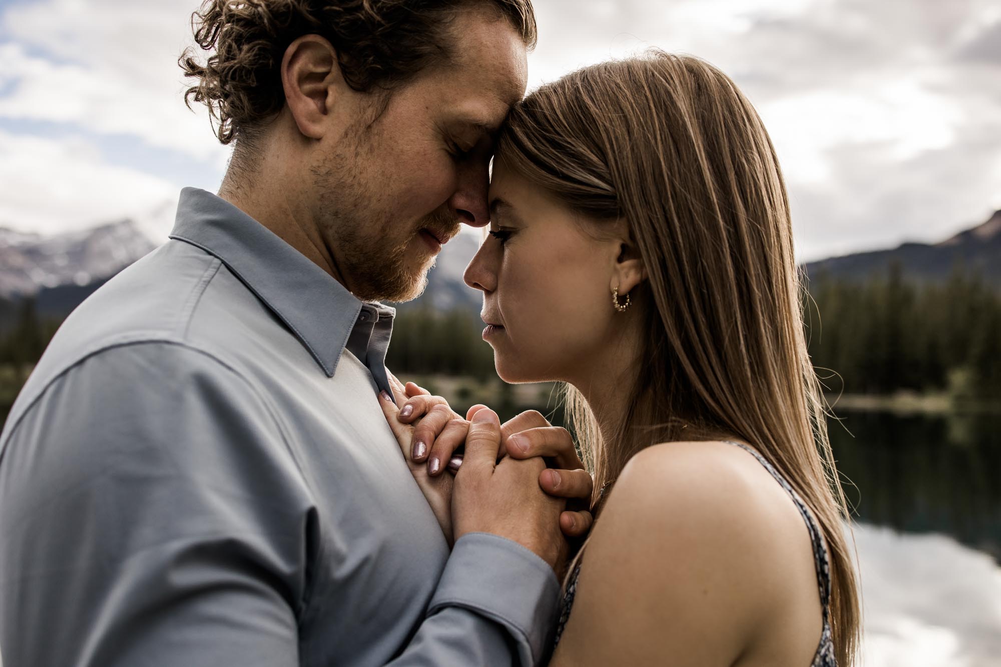 Posing prompts for couples, engagement, wedding photography, couple being posed by photographer during engagement or wedding photos