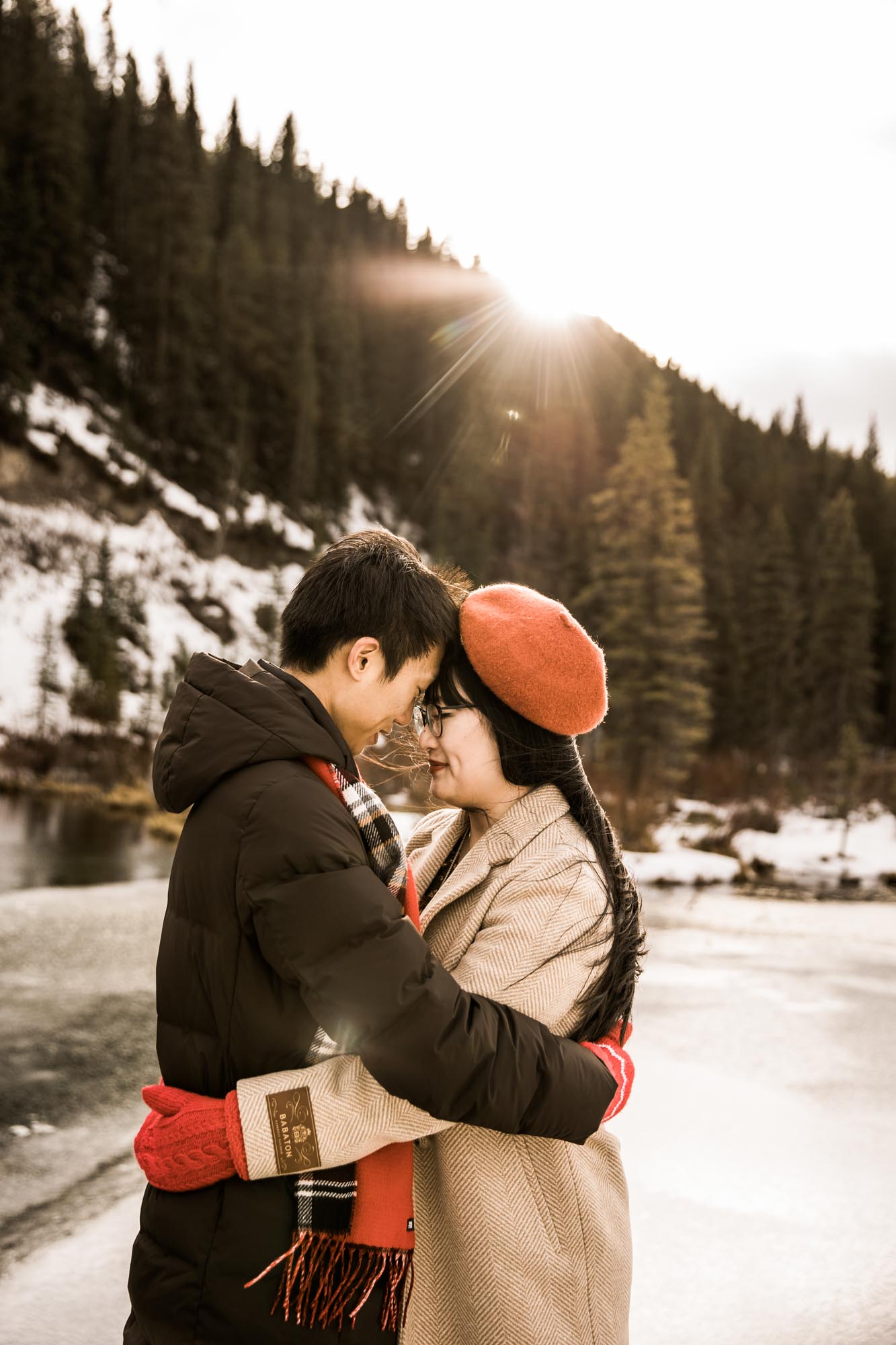 Posing prompts for couples, engagement, wedding photography, couple being posed by photographer during engagement or wedding photos