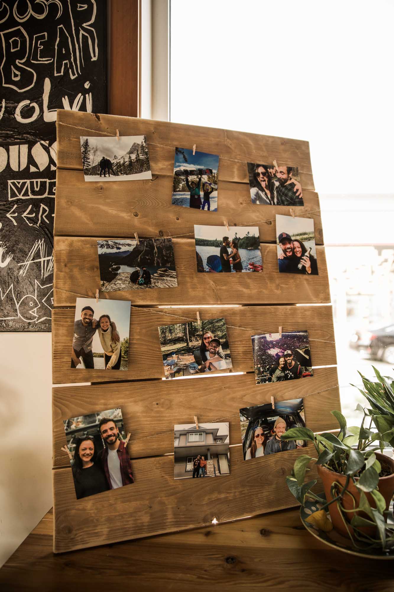 Calgary wedding photographer, candid photos of a micro intimate wedding at Two House Brewery small casual restaurant downtown Calgary