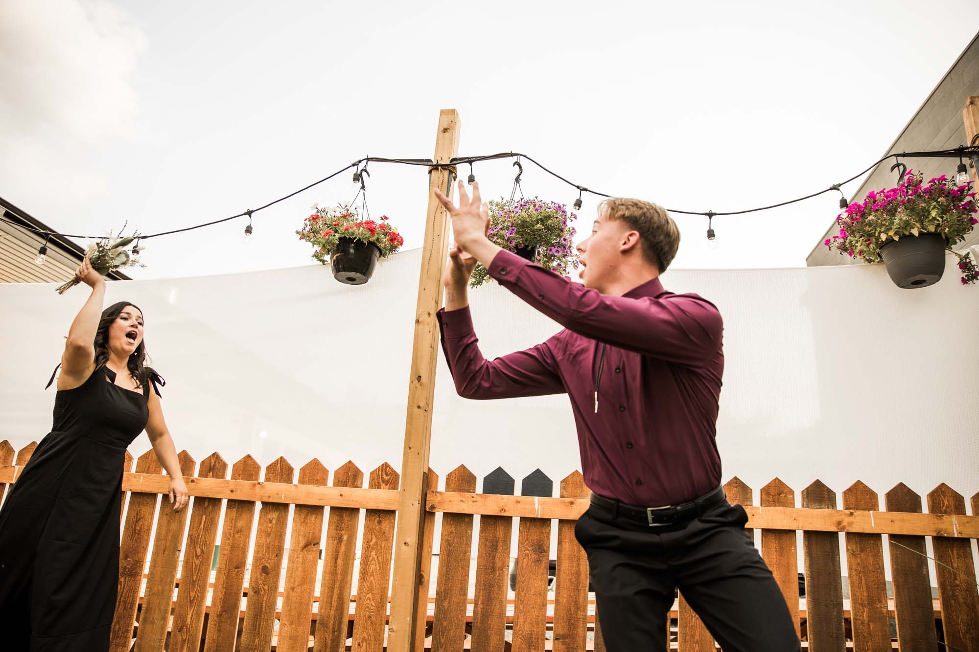 Calgary wedding photographer, candid photos of a micro intimate wedding at Two House Brewery small casual restaurant downtown Calgary