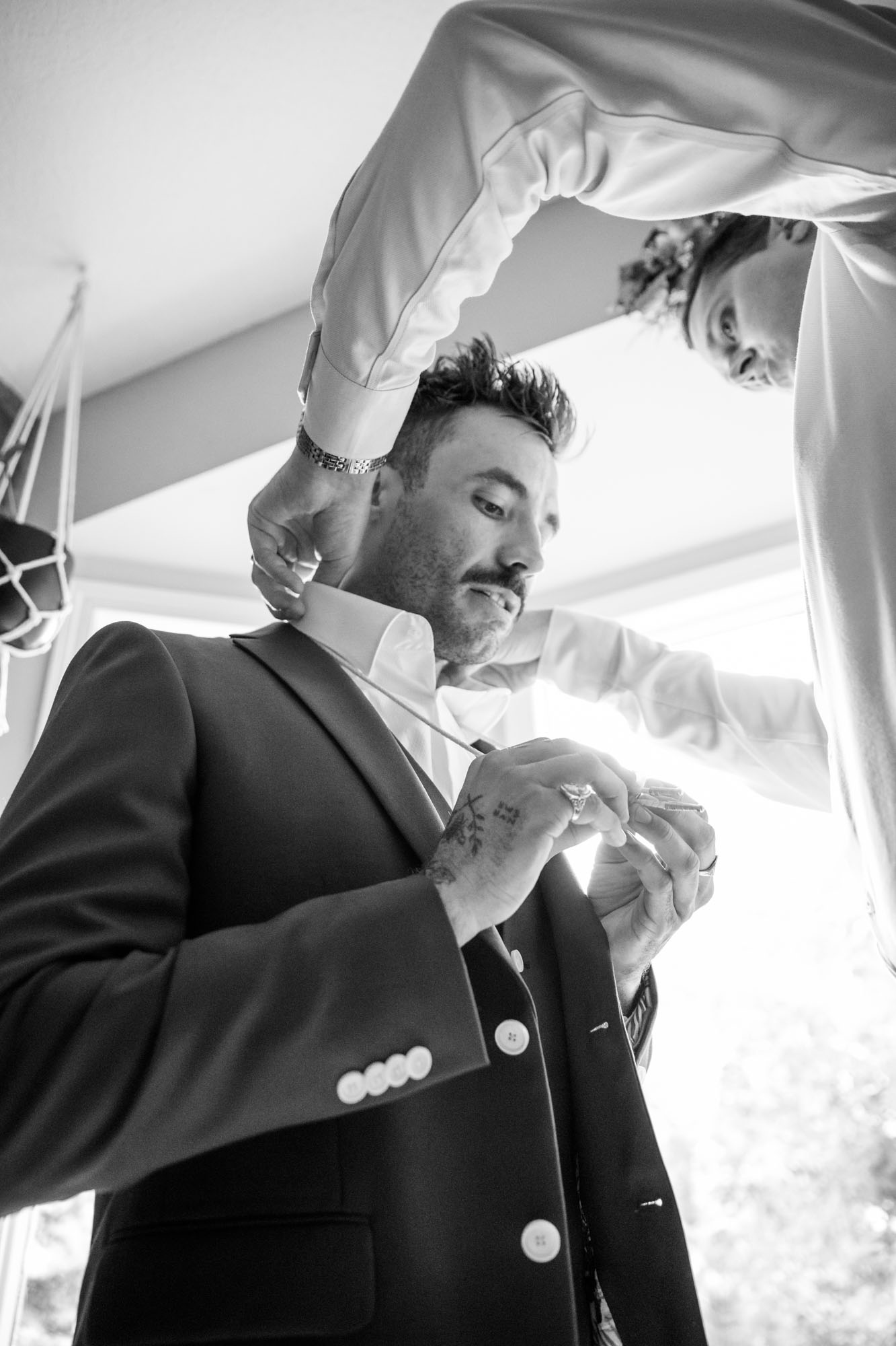 Calgary wedding photographer, candid photos of a micro intimate wedding at Two House Brewery small casual restaurant downtown Calgary