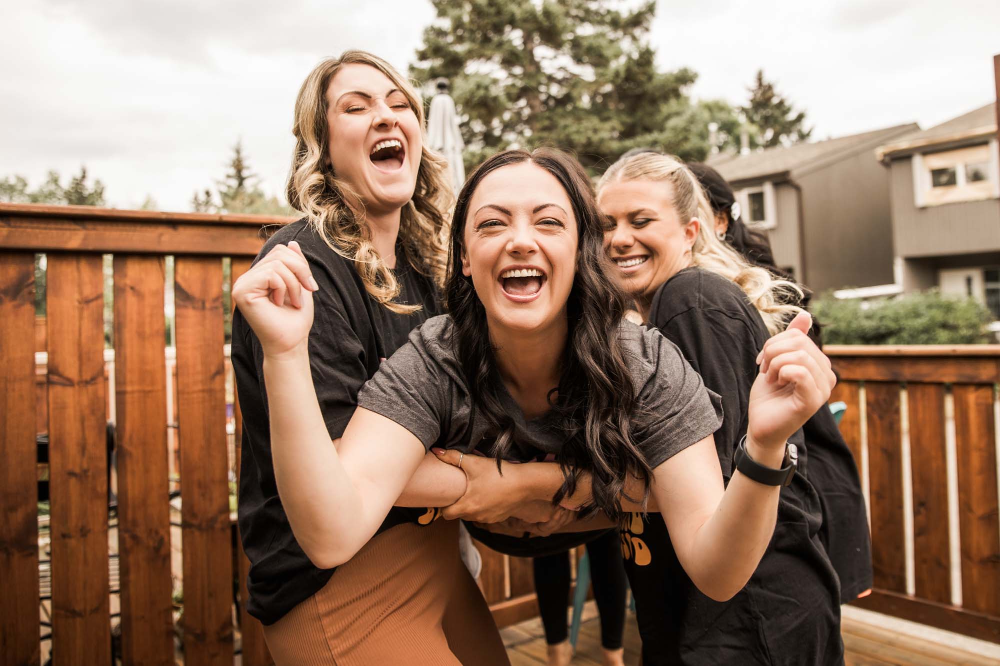 Calgary wedding photographer, candid photos of a micro intimate wedding at Two House Brewery small casual restaurant downtown Calgary