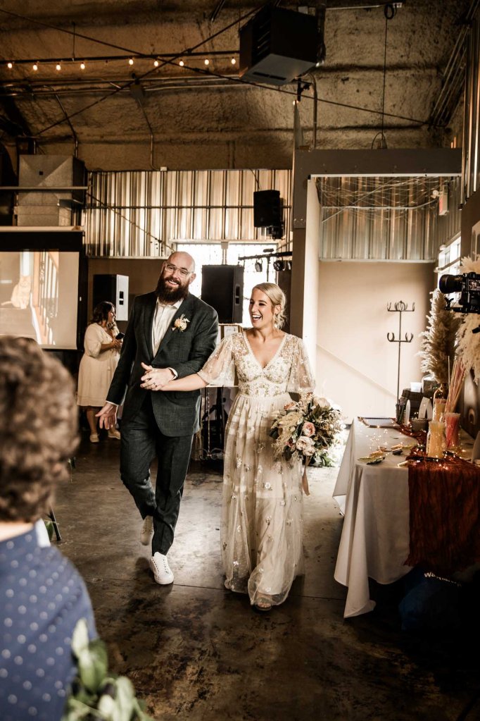 Wild Rose Brewery Calgary Wedding Photographer, couple on their wedding day at Bowmont Park, the Botanical Gardens of Silver Springs and Wild Rose Brewery