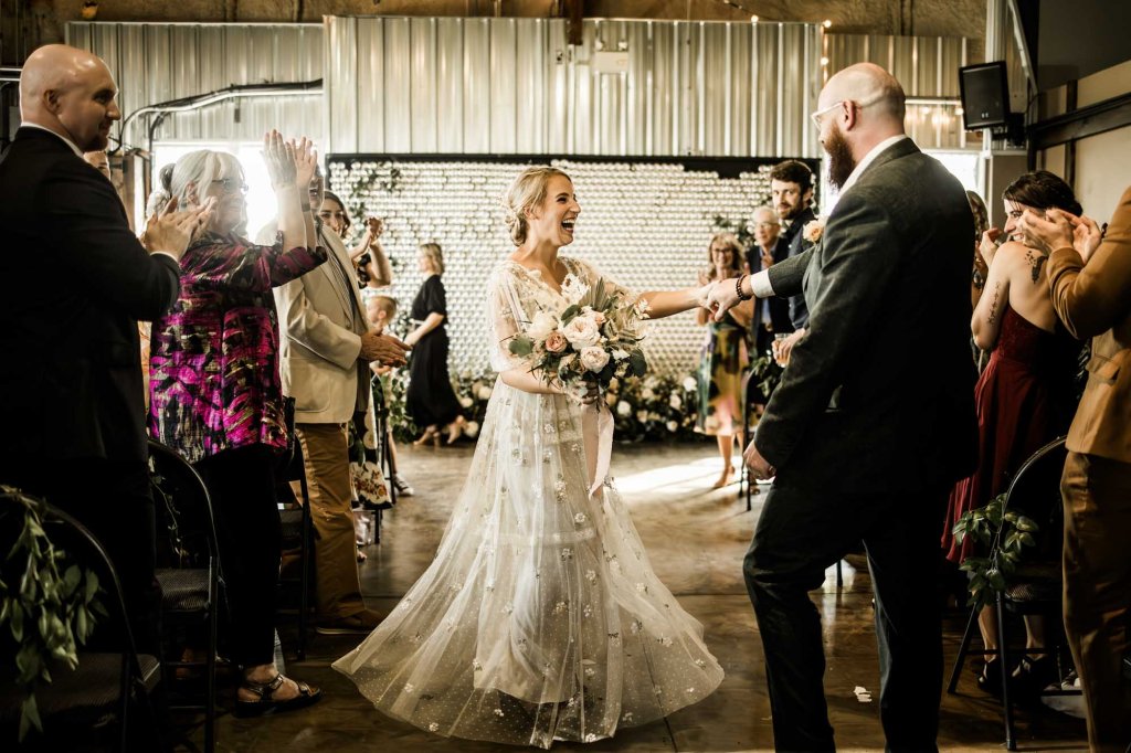 Wild Rose Brewery Calgary Wedding Photographer, couple on their wedding day at Bowmont Park, the Botanical Gardens of Silver Springs and Wild Rose Brewery