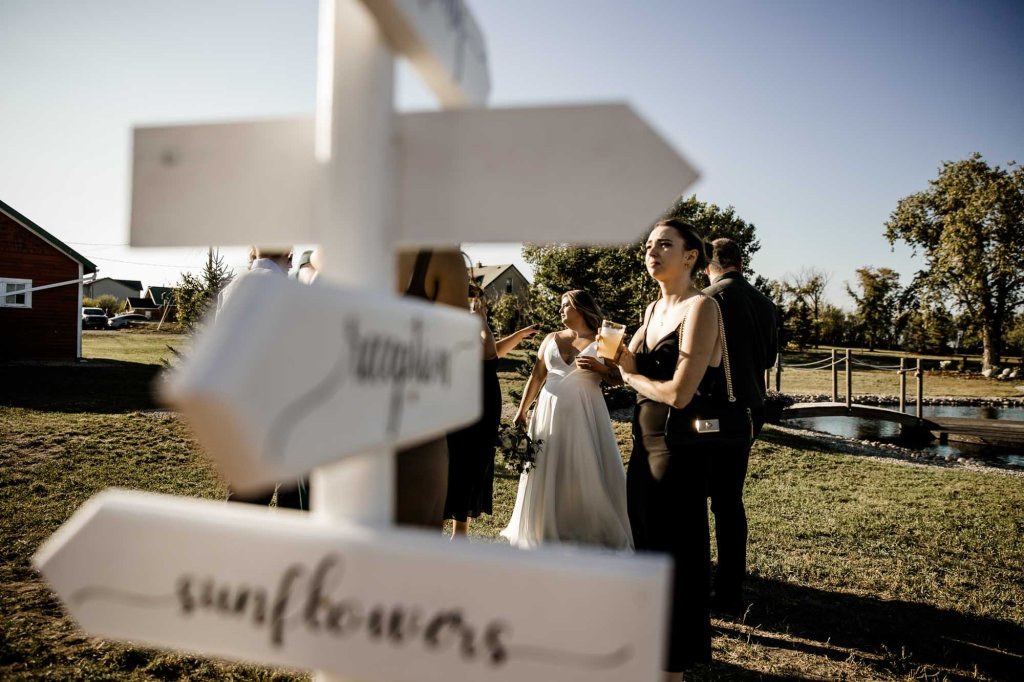 Calgary Alberta wedding photographer, farm, rustic, country, summer, sunflower wedding on a private property