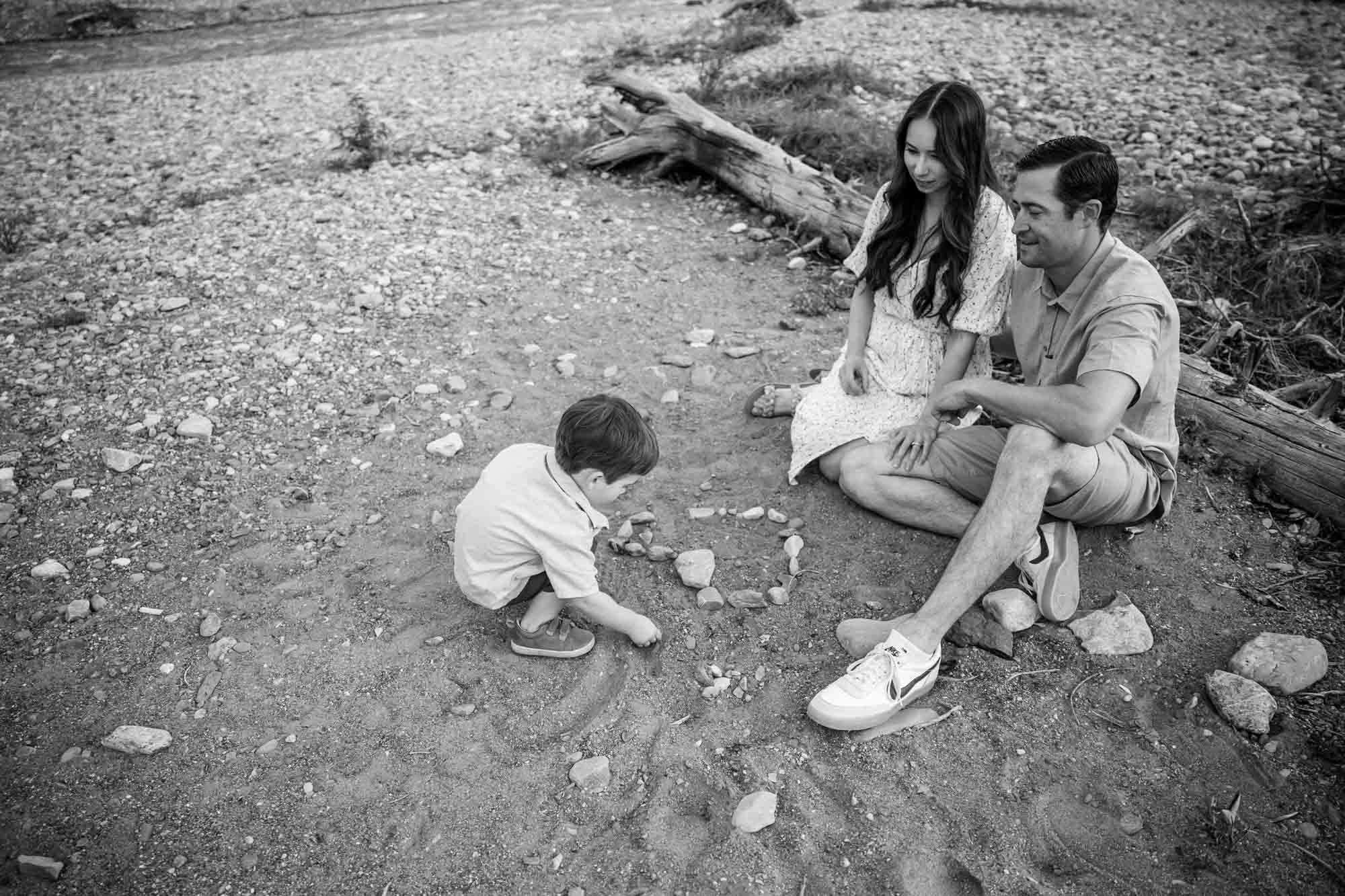 Calgary, Kananaskis Country, Canmore, Banff family photographer, family during their photoshoot in the mountains in Kananaskis Country