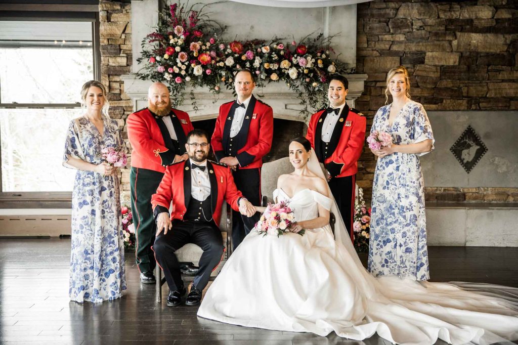 Calgary wedding photographer, intimate restaurant wedding, micro wedding, Lake House on Lake Bonavista, Palliser Hotel downtown