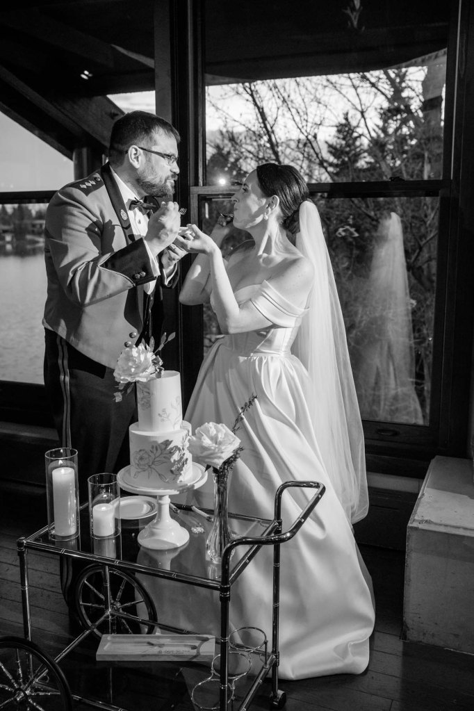 Calgary wedding photographer, intimate restaurant wedding, micro wedding, Lake House on Lake Bonavista, Palliser Hotel downtown