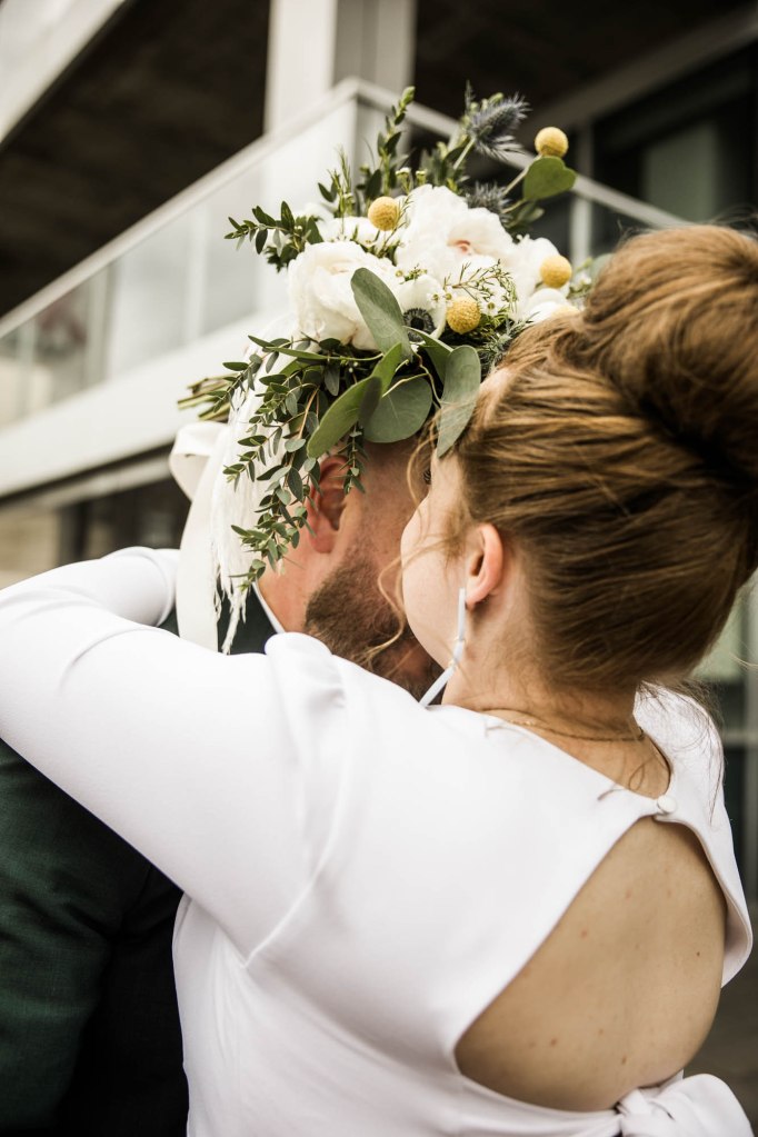 Calgary wedding photographer, intimate restaurant wedding, micro wedding, The Wednesday Room, Stephen Avenue downtown, vintage editorial wedding photography