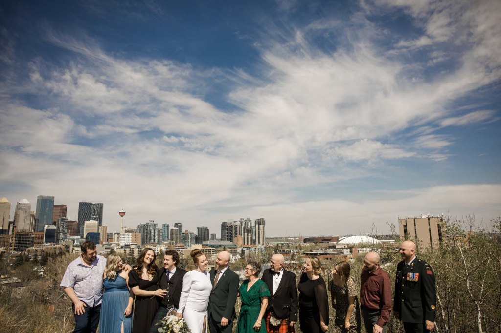 Calgary wedding photographer, intimate restaurant wedding, micro wedding, The Wednesday Room, Stephen Avenue downtown, vintage editorial wedding photography