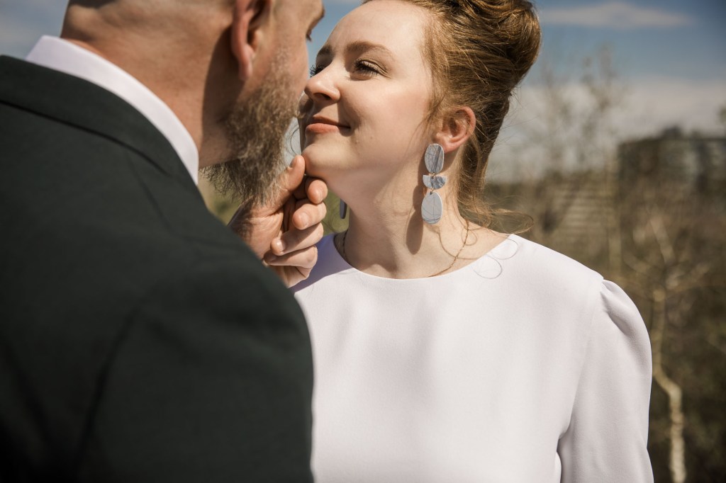Calgary wedding photographer, intimate restaurant wedding, micro wedding, The Wednesday Room, Stephen Avenue downtown, vintage editorial wedding photography