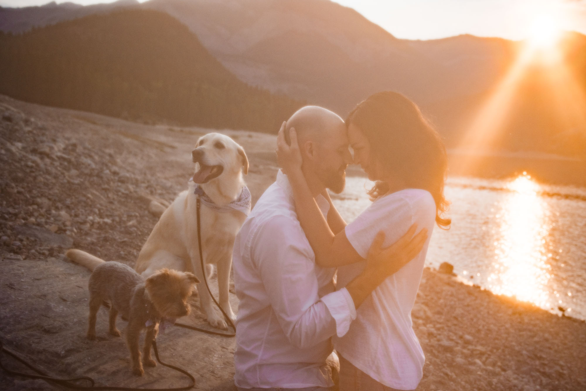 Calgary, Banff, Canmore, Kananaskis Country lifestyle family photographer, family in front of the mountains in the Canadian Rockies during their mini session photoshoot