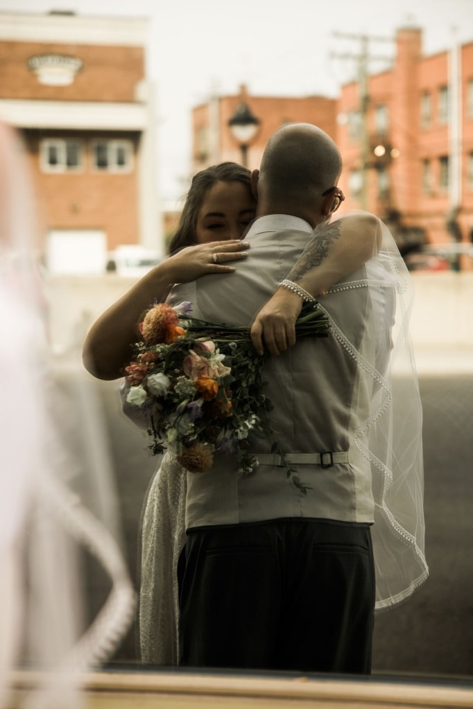 Calgary wedding photographer, wedding at the Nash in Inglewwod, Off cut bar, candid, warm and vibrant micro wedding in a restaurant by Valerie Richer Photography