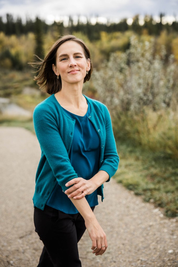 Calgary and Kananaskis branding and headshot photographer, photoshoot for a business owner during a mini session