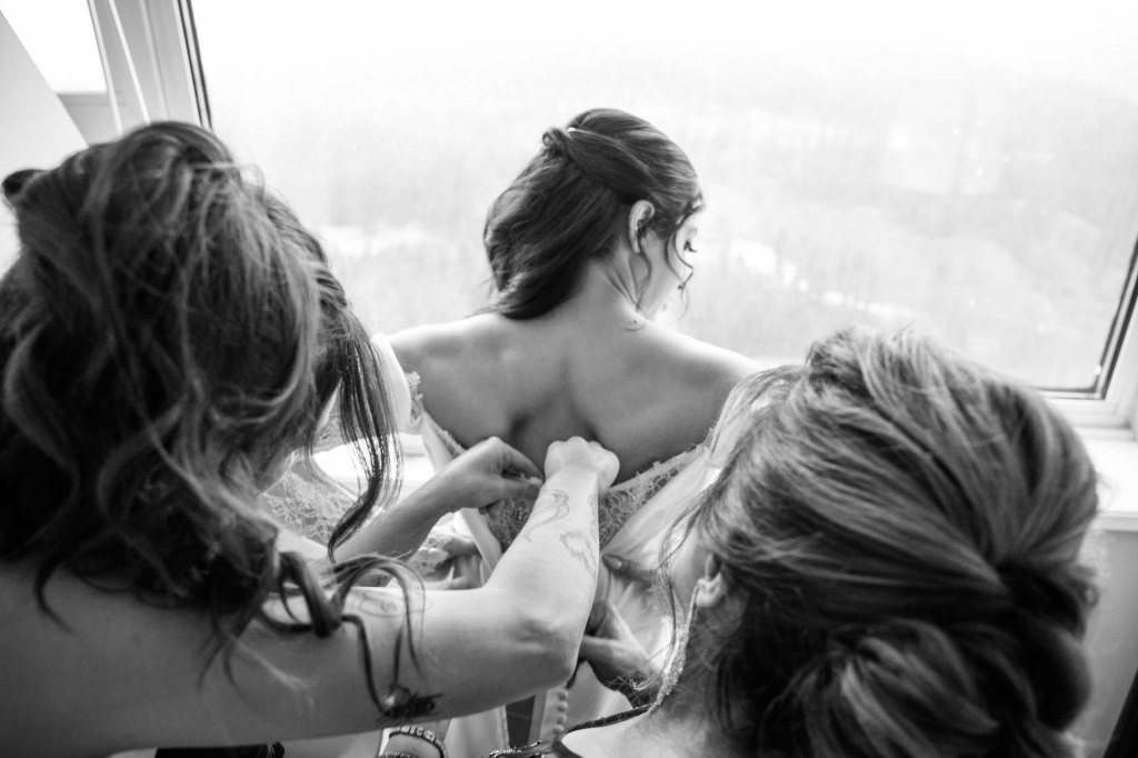 Calgary, Banff, Canmore, wedding photographer, documentary and editorial style wedding photography, intimate, micro, Banff Springs Hotel, Ivor Petrak Room