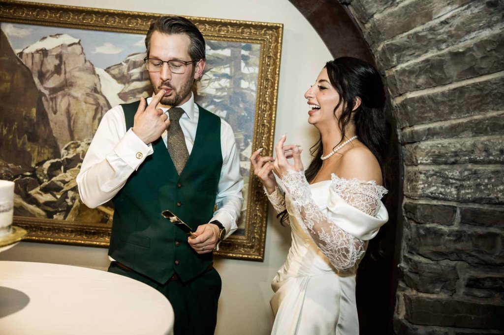 Calgary, Banff, Canmore, wedding photographer, documentary and editorial style wedding photography, intimate, micro, Banff Springs Hotel, Ivor Petrak Room