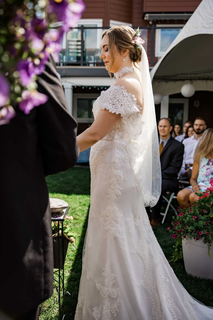 Calgary, Banff, Canmore wedding photographer, intimate, documentary style wedding, editorial, backyard