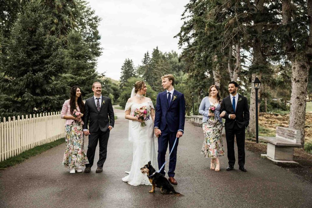 Calgary, Banff, Canmore wedding photographer, intimate, documentary style wedding, editorial, backyard